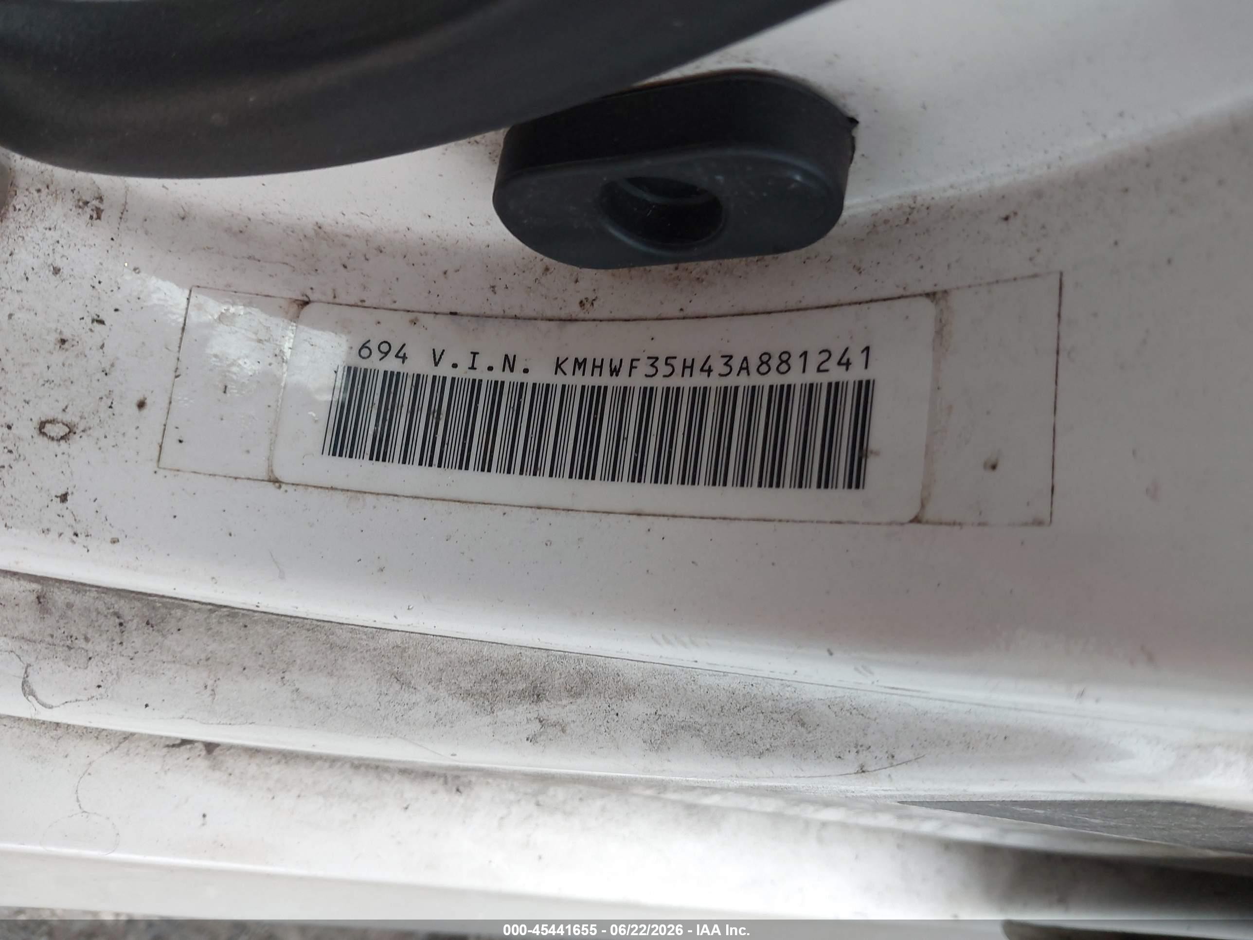 2003 Hyundai Sonata Gls/lx White vin: KMHWF35H43A881241