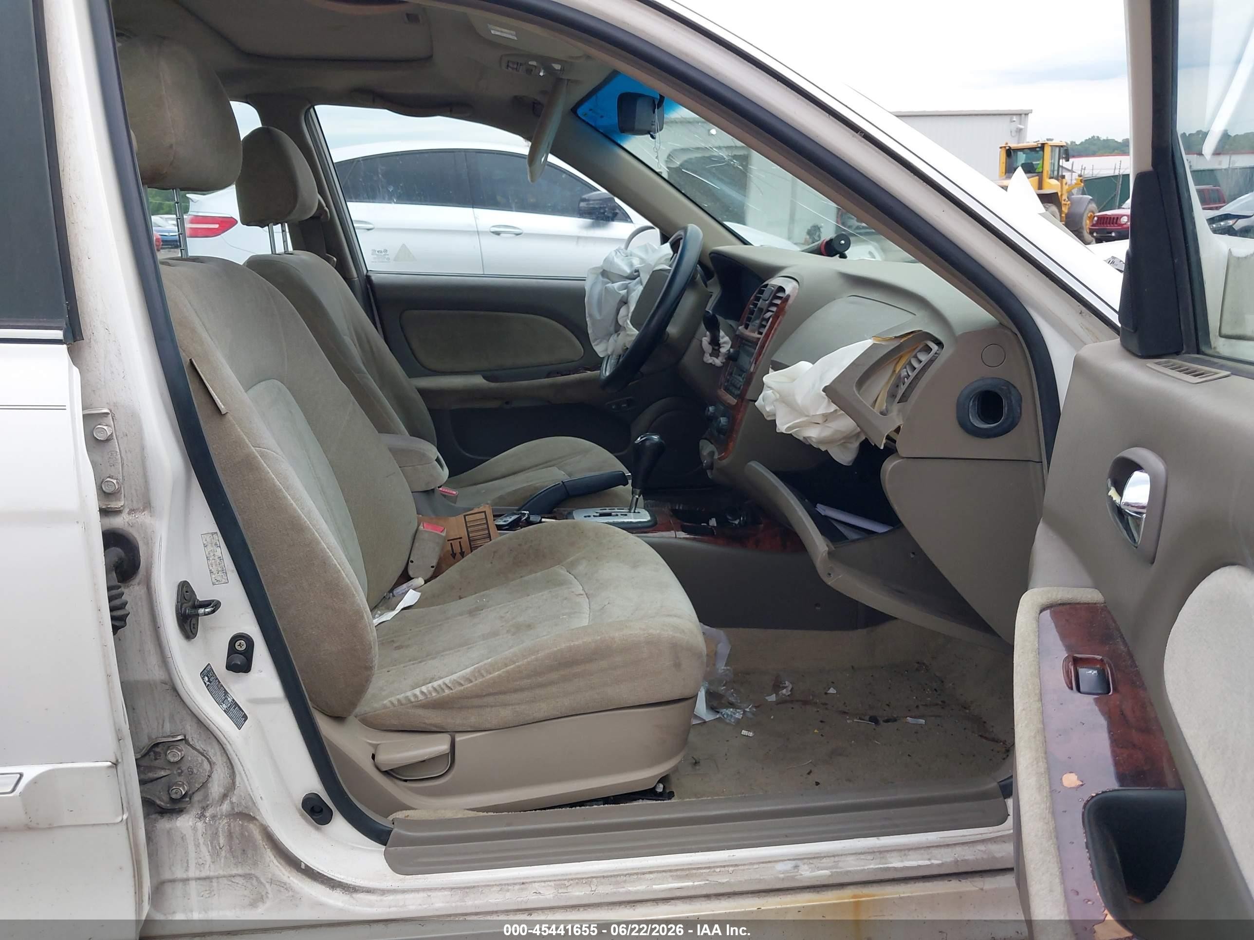 2003 Hyundai Sonata Gls/lx White vin: KMHWF35H43A881241