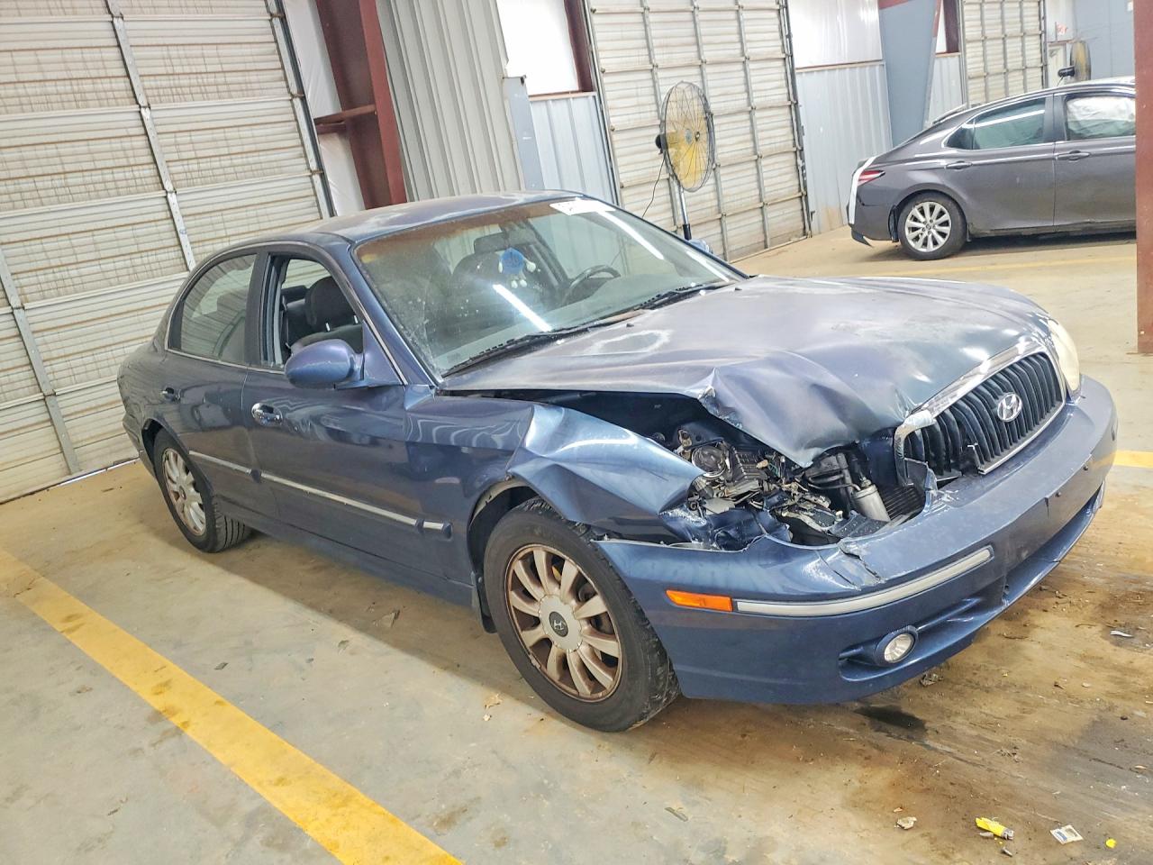 2004 Hyundai Sonata Gls Blue vin: KMHWF35H44A056902