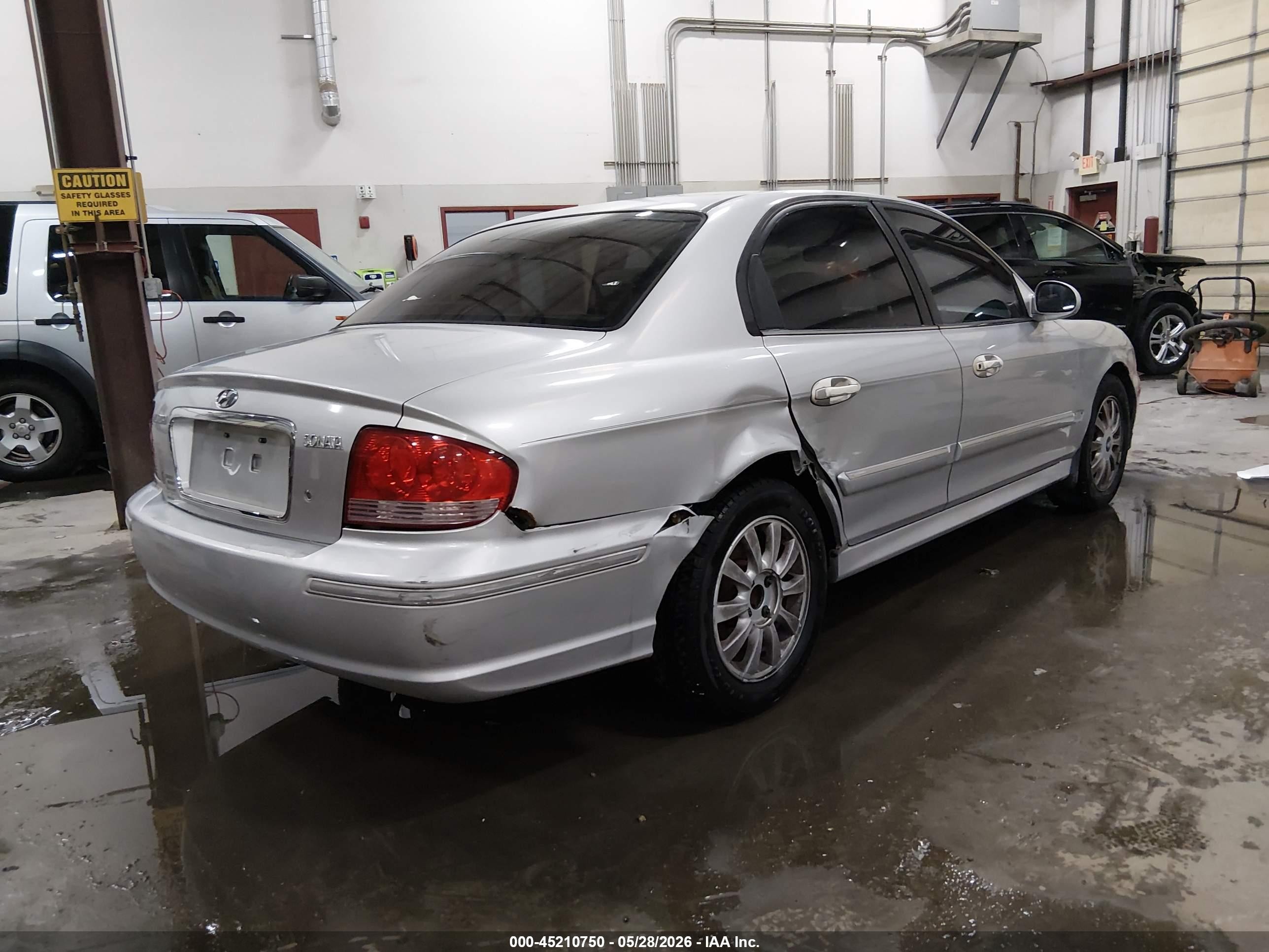 2005 Hyundai Sonata Gls/lx Silver vin: KMHWF35H45A111849