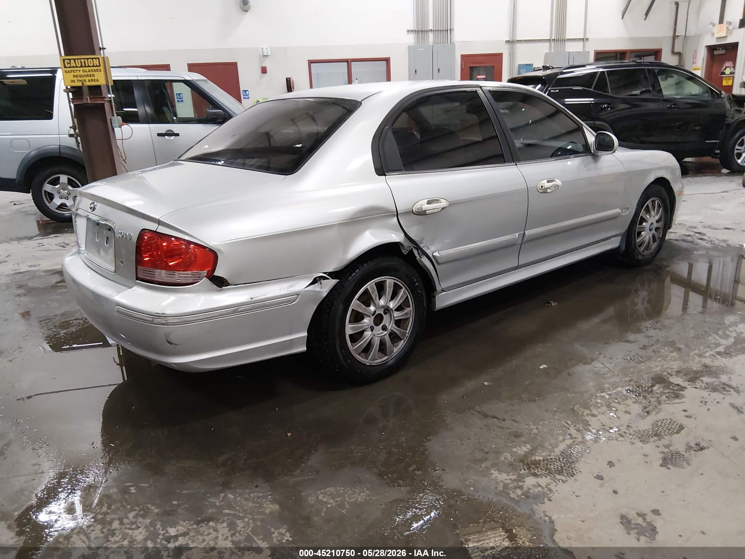 2005 Hyundai Sonata Gls/lx Silver vin: KMHWF35H45A111849