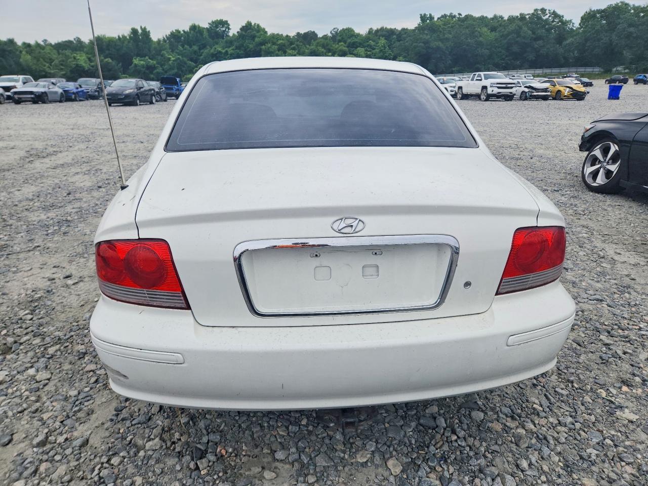 2005 Hyundai Sonata Gls White vin: KMHWF35H45A177849