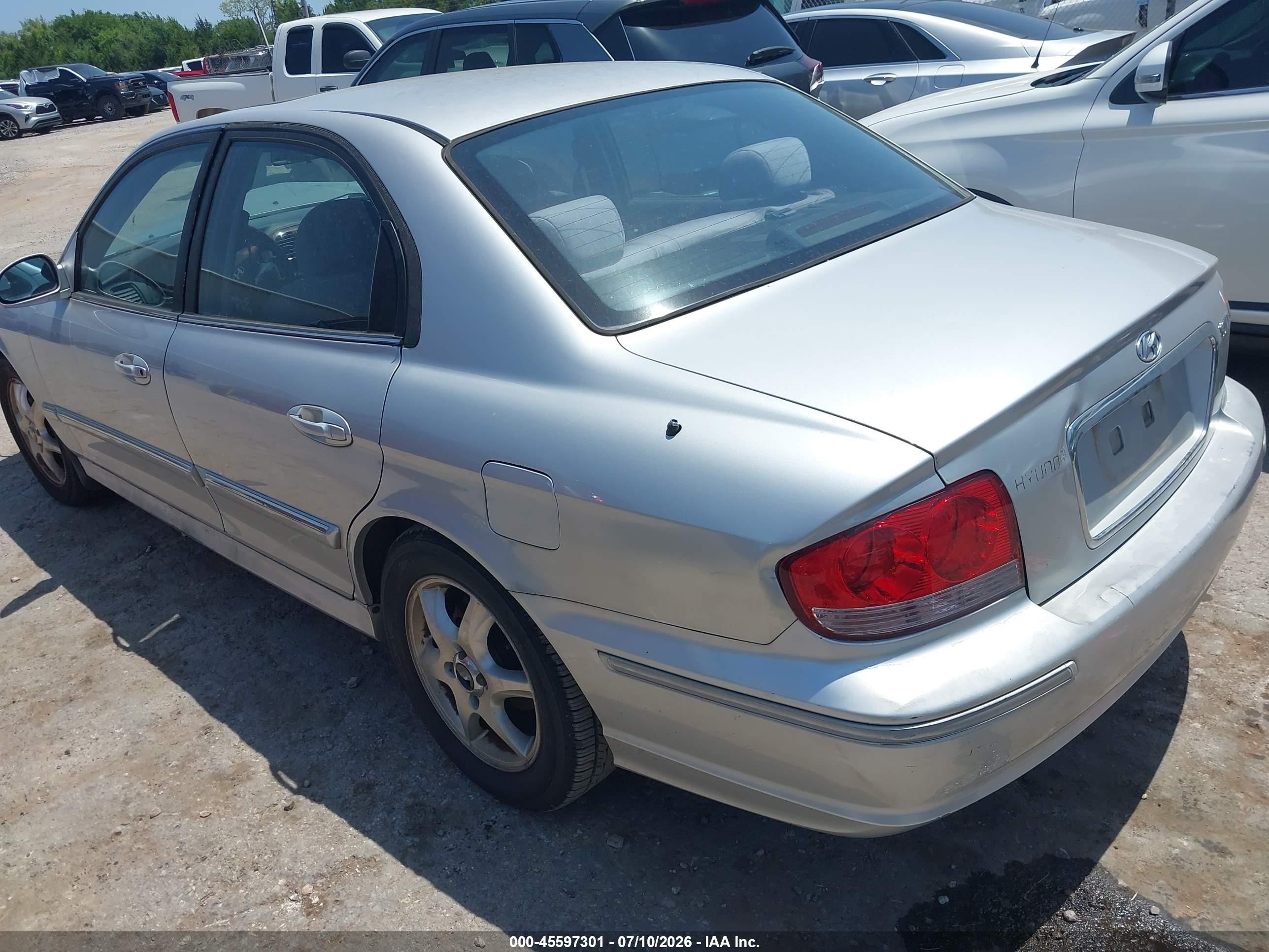2005 Hyundai Sonata Gls/lx Silver vin: KMHWF35H45A209067