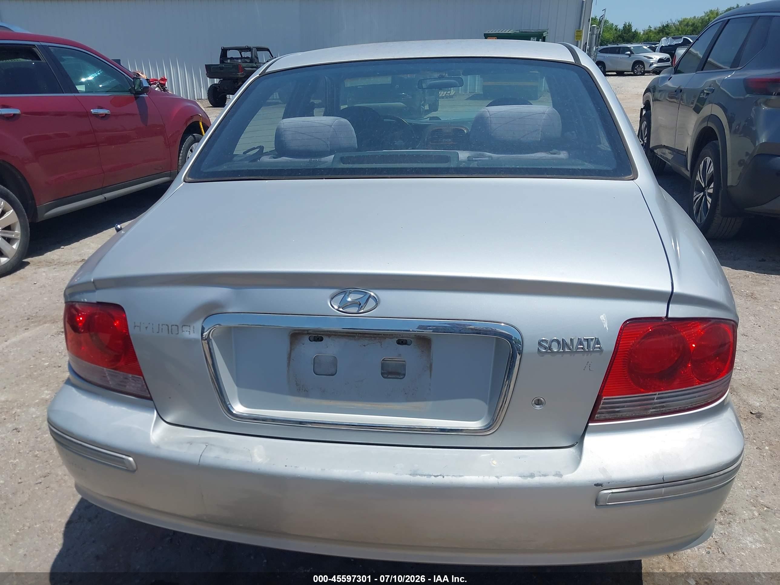 2005 Hyundai Sonata Gls/lx Silver vin: KMHWF35H45A209067