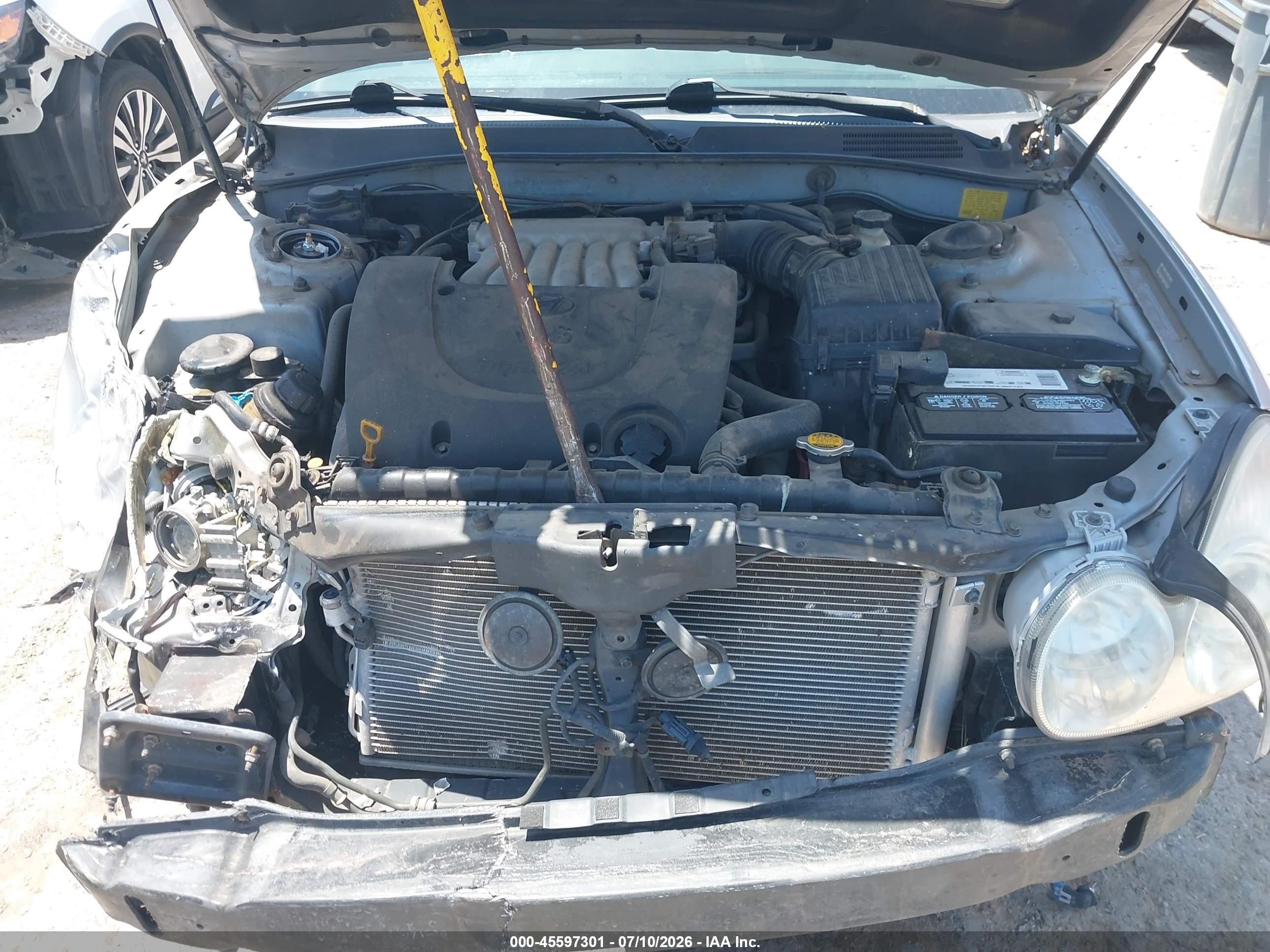 2005 Hyundai Sonata Gls/lx Silver vin: KMHWF35H45A209067