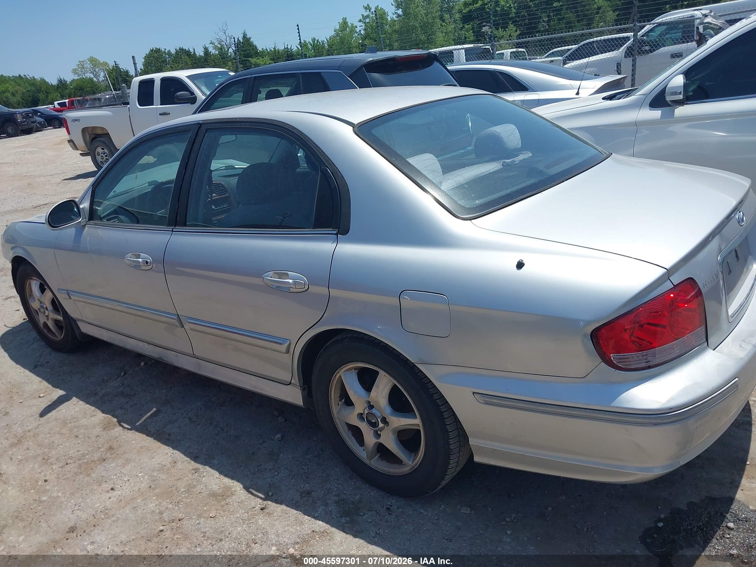 2005 Hyundai Sonata Gls/lx Silver vin: KMHWF35H45A209067
