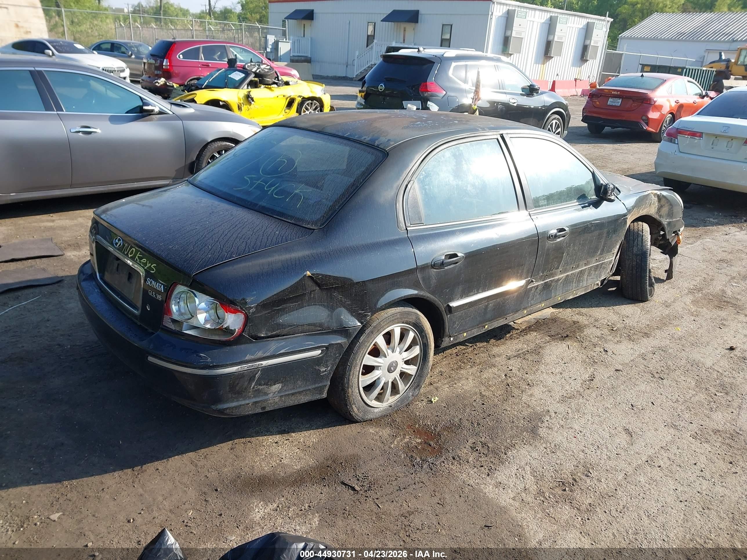 2002 Hyundai Sonata Gls/lx Black vin: KMHWF35H52A532880