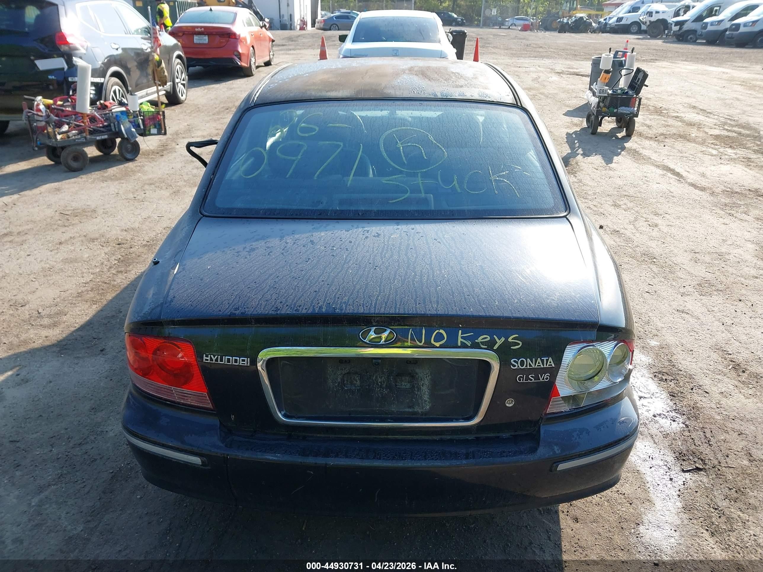 2002 Hyundai Sonata Gls/lx Black vin: KMHWF35H52A532880