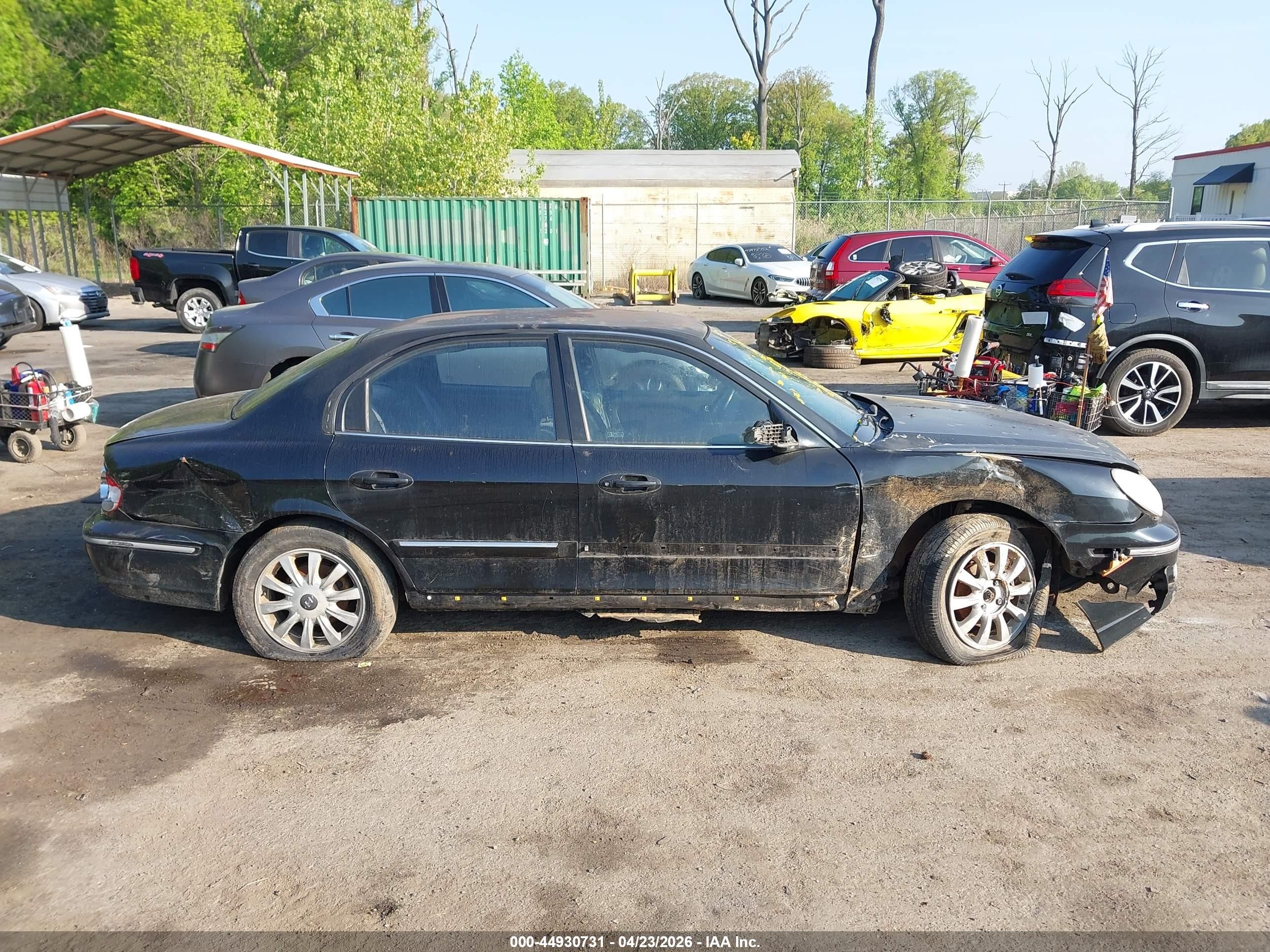 2002 Hyundai Sonata Gls/lx Black vin: KMHWF35H52A532880