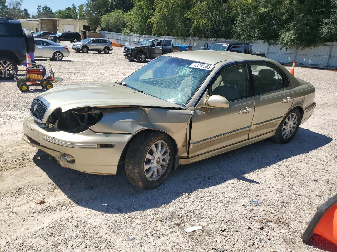 2003 Hyundai Sonata Gls Gold vin: KMHWF35H53A847888