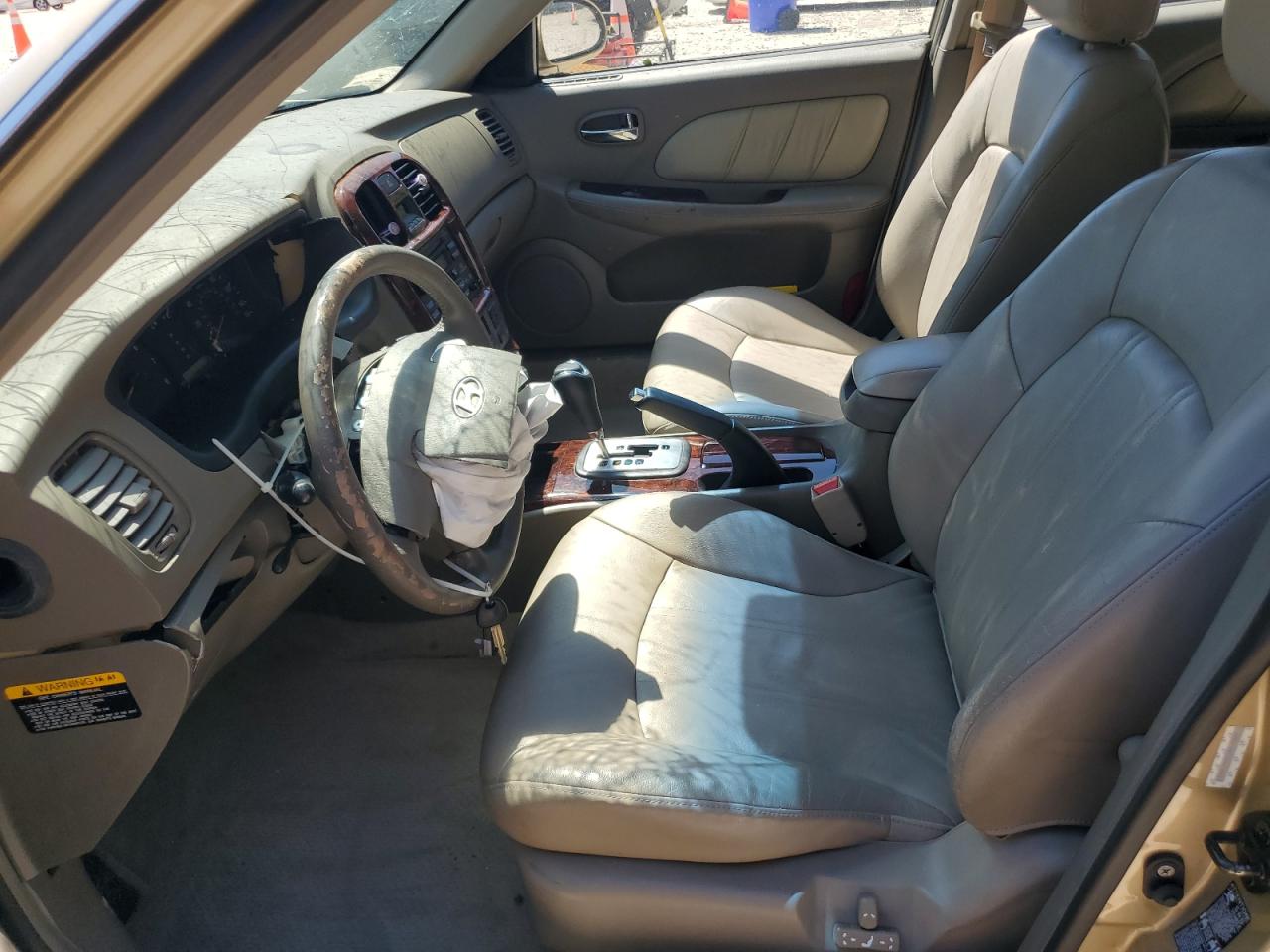 2003 Hyundai Sonata Gls Gold vin: KMHWF35H53A847888