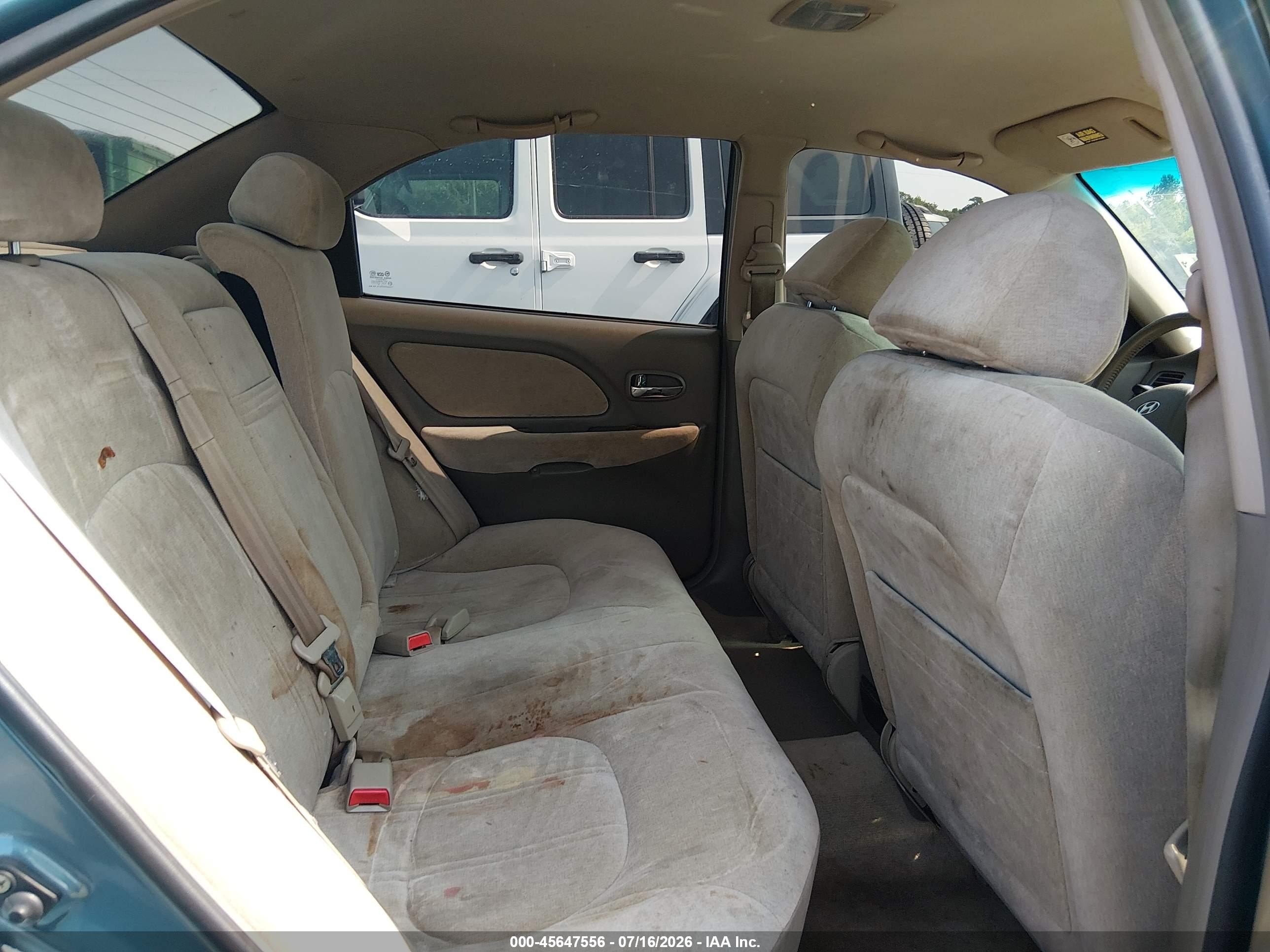 2004 Hyundai Sonata Gls/lx Light Blue vin: KMHWF35H54A055449