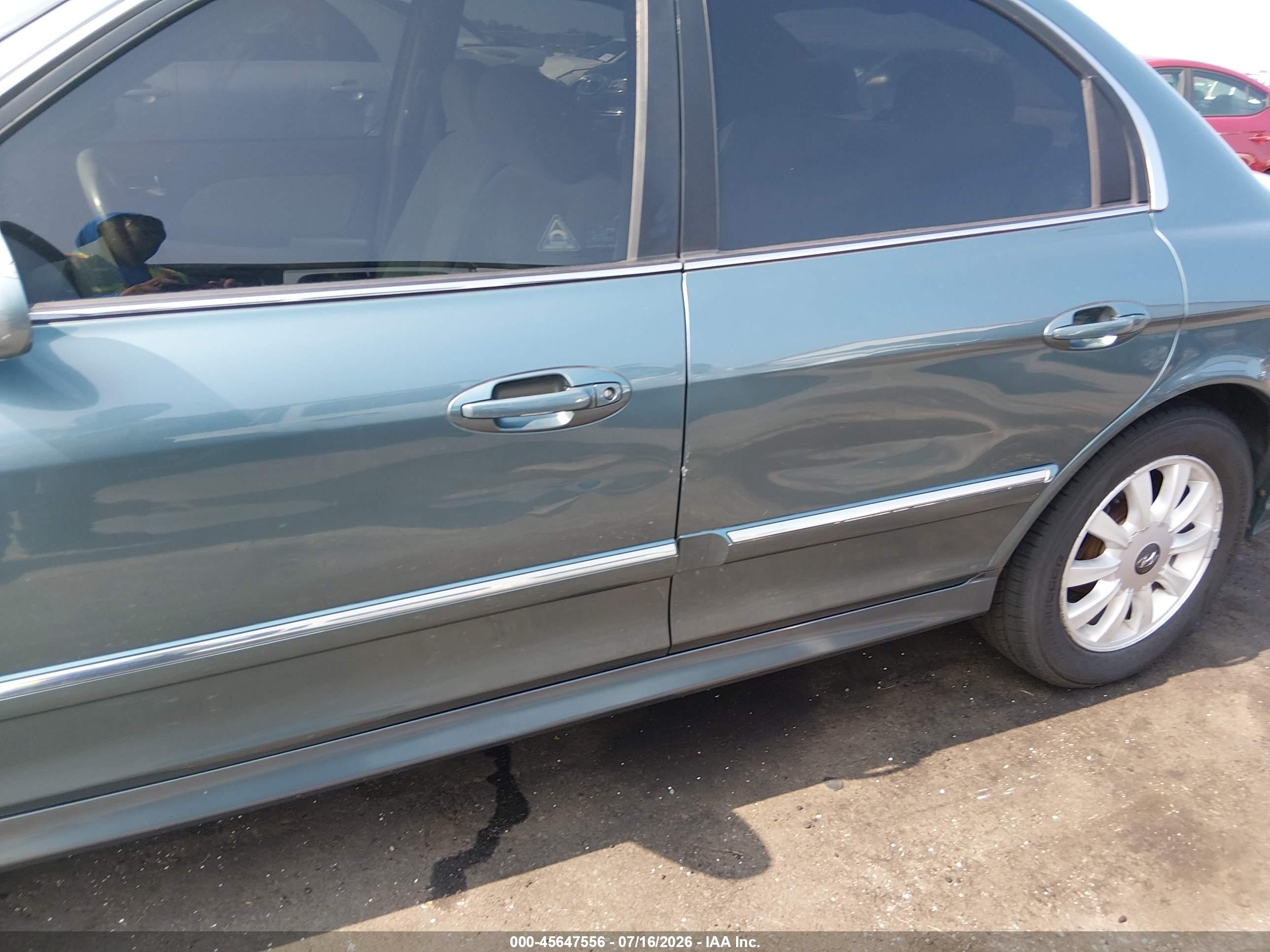2004 Hyundai Sonata Gls/lx Light Blue vin: KMHWF35H54A055449