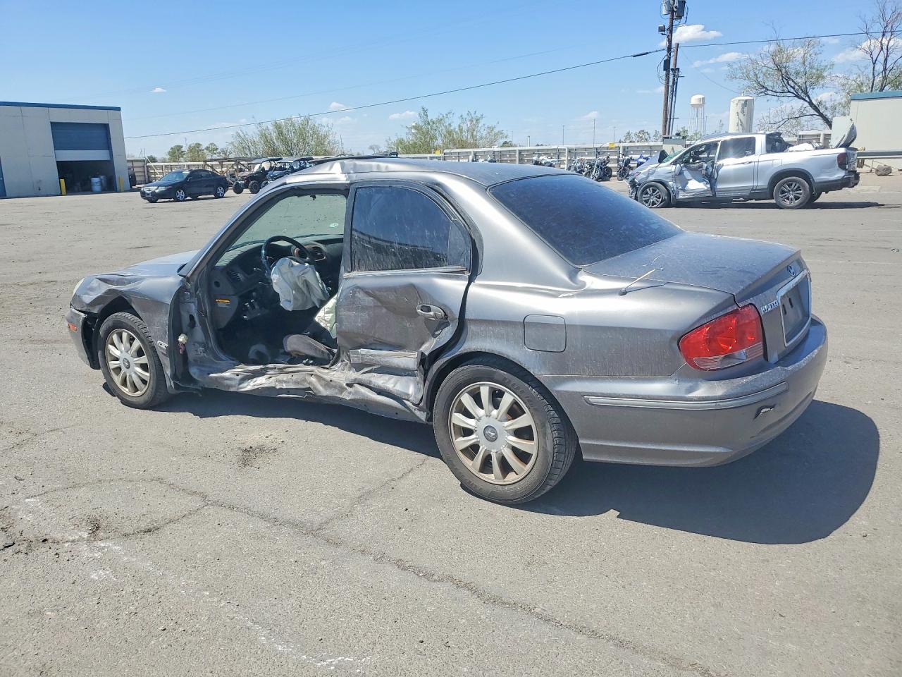 2004 Hyundai Sonata Gls Gray vin: KMHWF35H54A938970