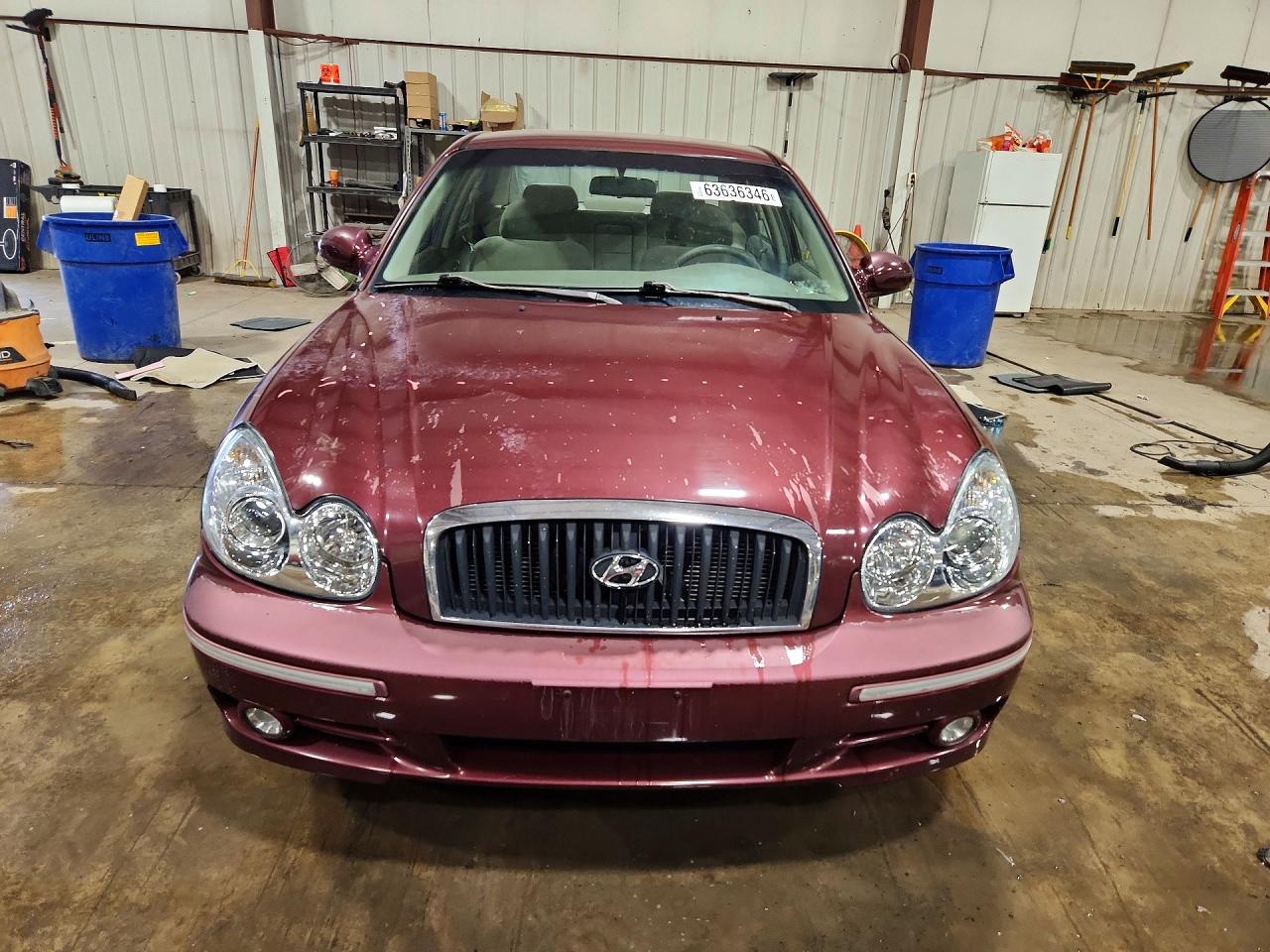 2005 Hyundai Sonata Gls Burgundy vin: KMHWF35H55A097167