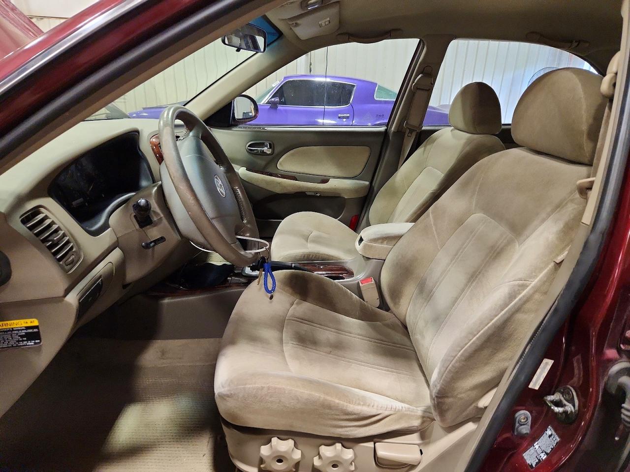 2005 Hyundai Sonata Gls Burgundy vin: KMHWF35H55A097167