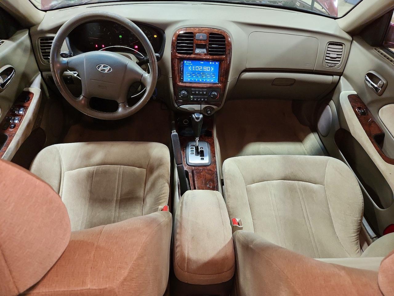 2005 Hyundai Sonata Gls Burgundy vin: KMHWF35H55A097167