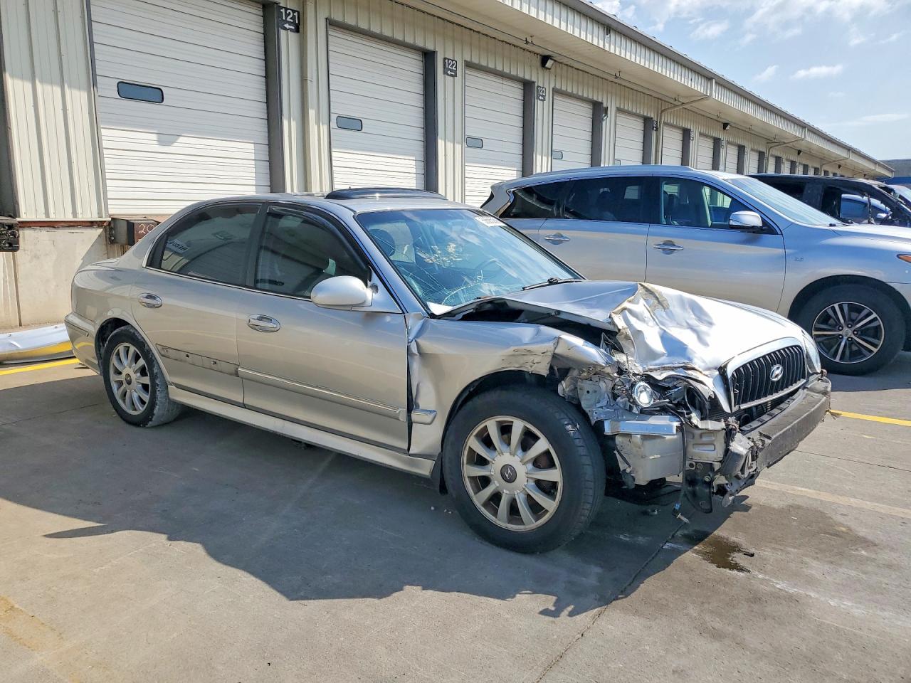 2005 Hyundai Sonata Gls Silver vin: KMHWF35H55A106546