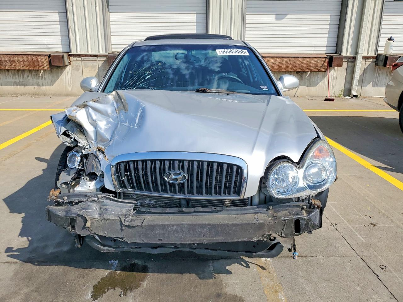 2005 Hyundai Sonata Gls Silver vin: KMHWF35H55A106546