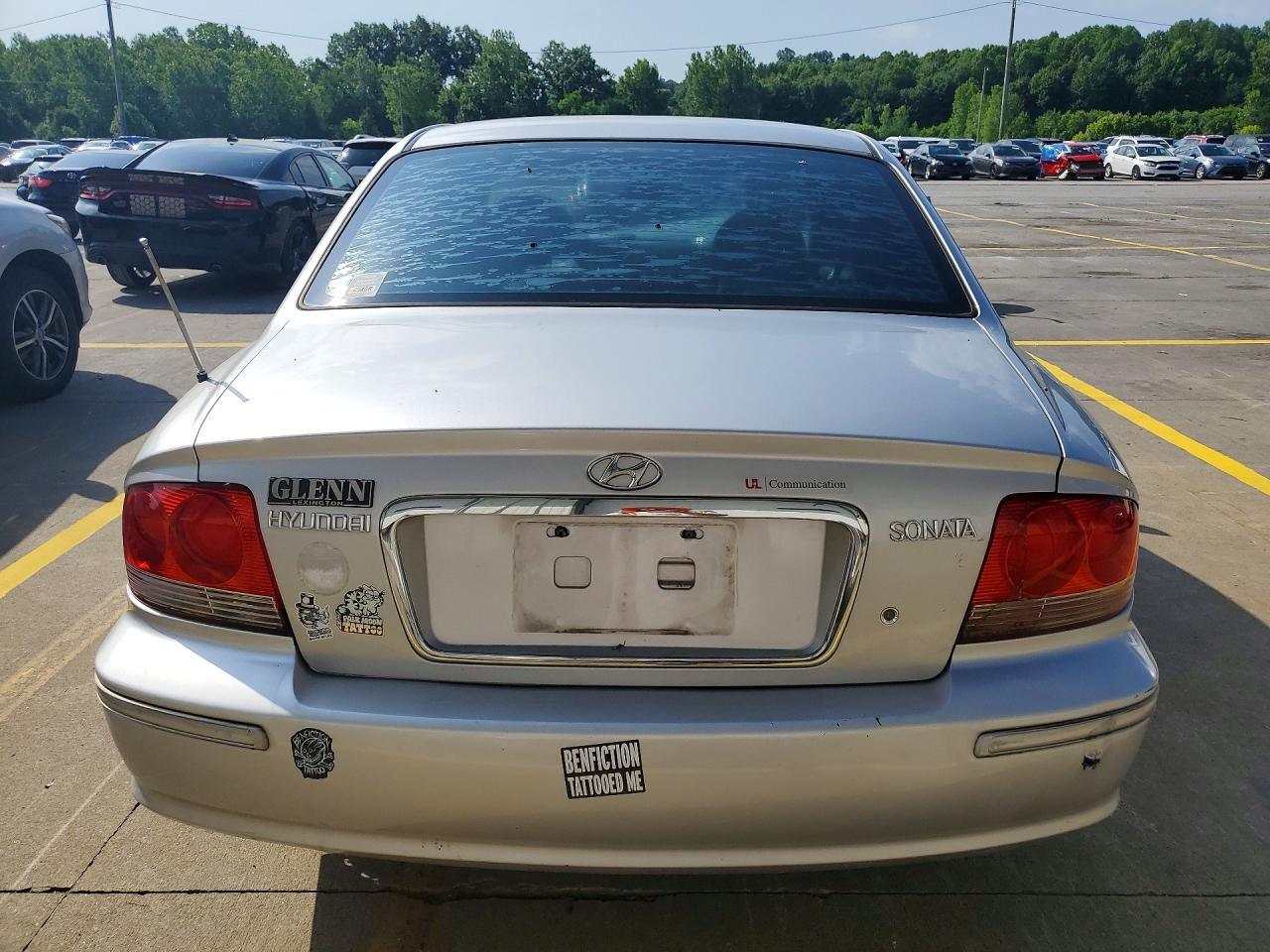 2005 Hyundai Sonata Gls Silver vin: KMHWF35H55A106546