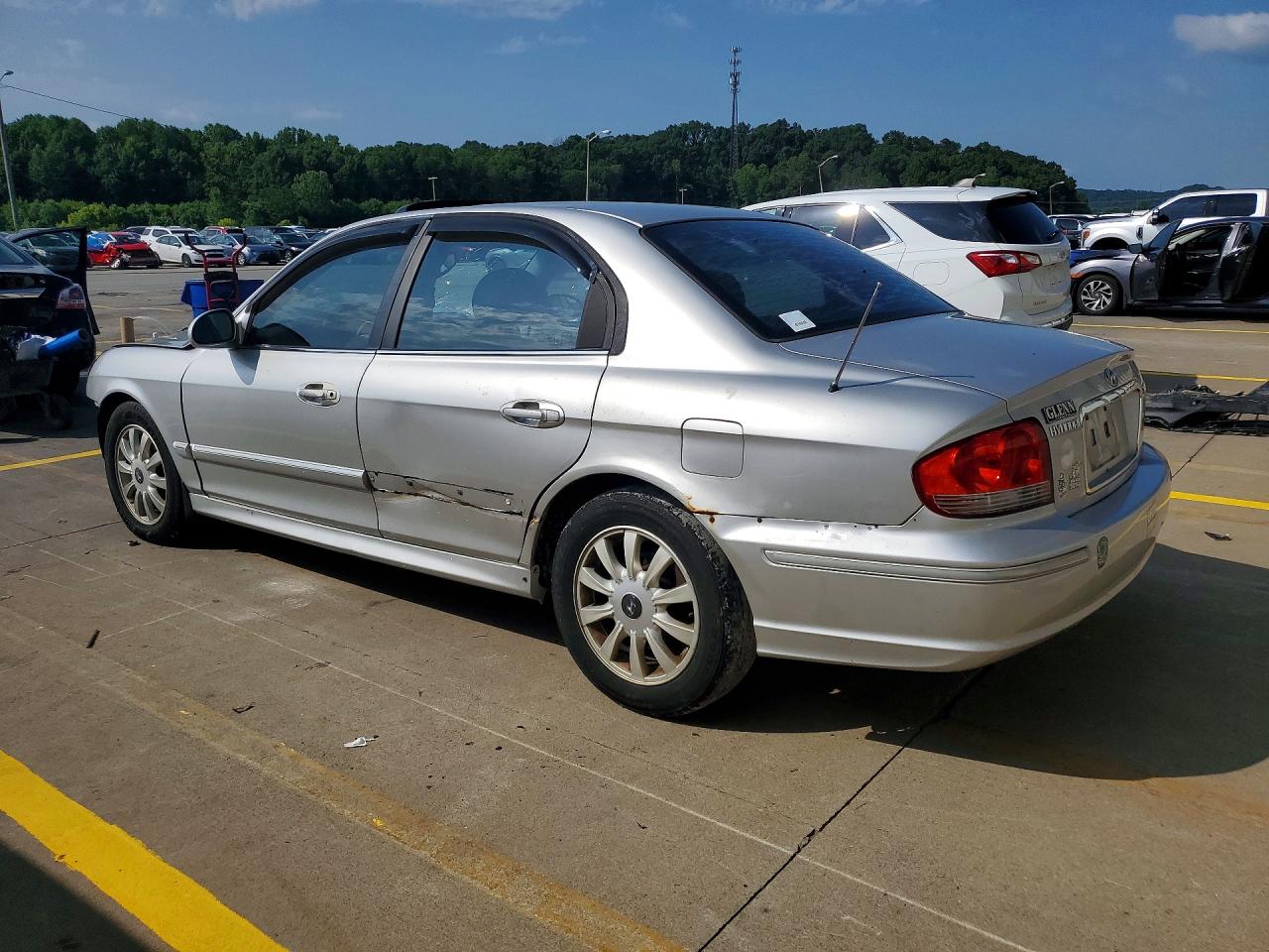 2005 Hyundai Sonata Gls Silver vin: KMHWF35H55A106546