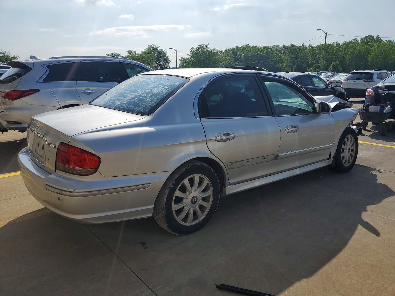 2005 Hyundai Sonata Gls Silver vin: KMHWF35H55A106546