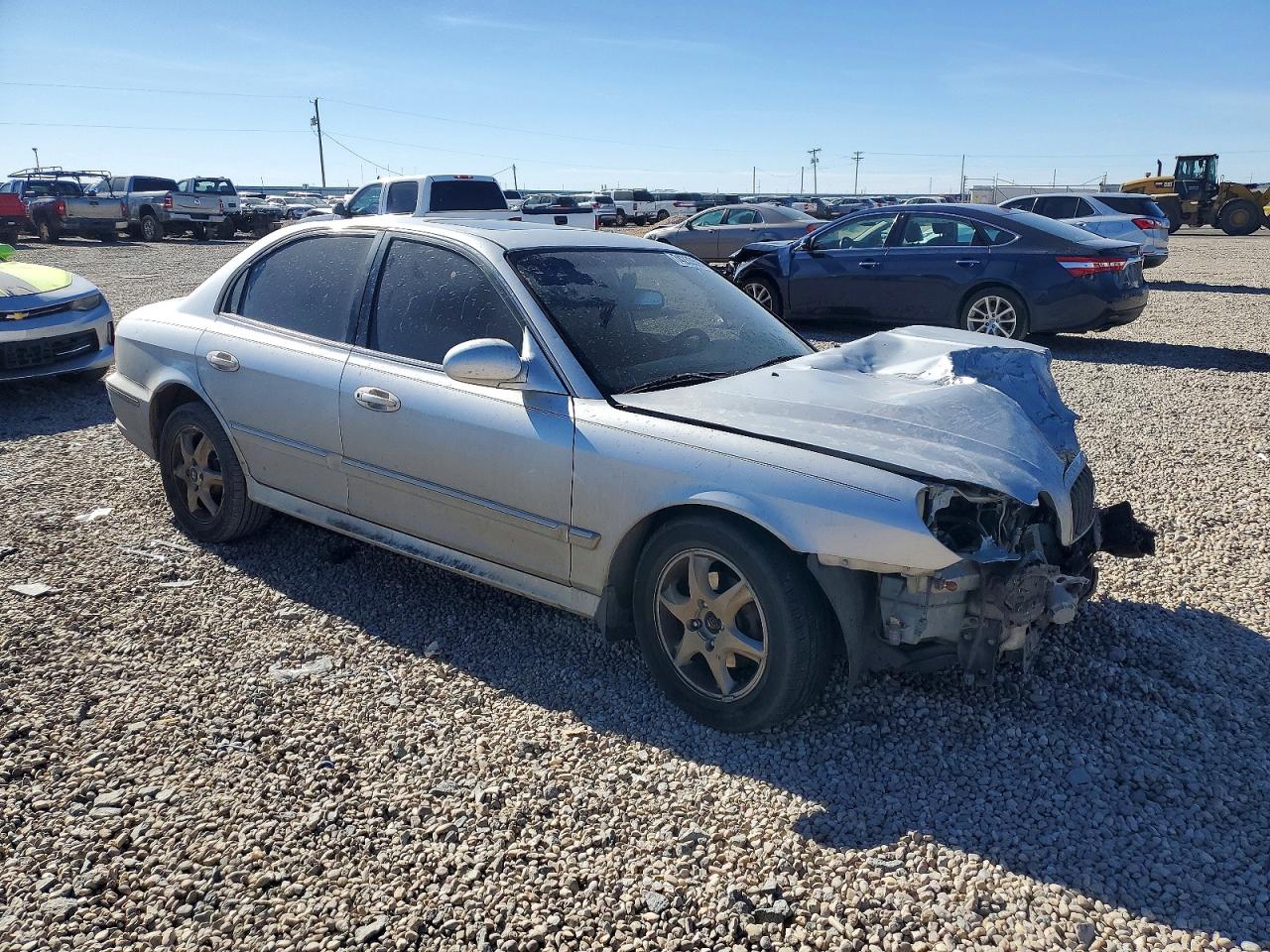 2005 Hyundai Sonata Gls Gray vin: KMHWF35H55A149185