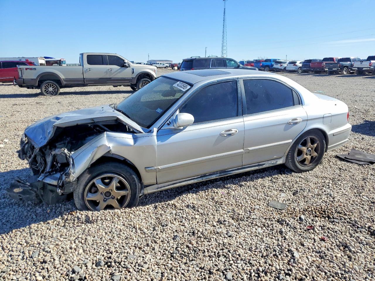 2005 Hyundai Sonata Gls Gray vin: KMHWF35H55A149185