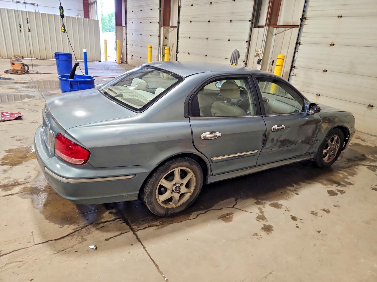 2005 Hyundai Sonata Gls Blue vin: KMHWF35H55A177410