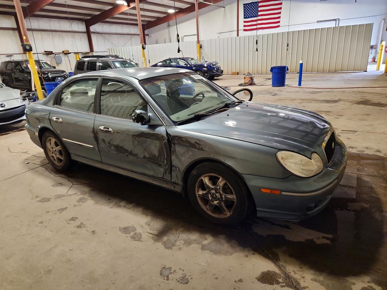 2005 Hyundai Sonata Gls Blue vin: KMHWF35H55A177410