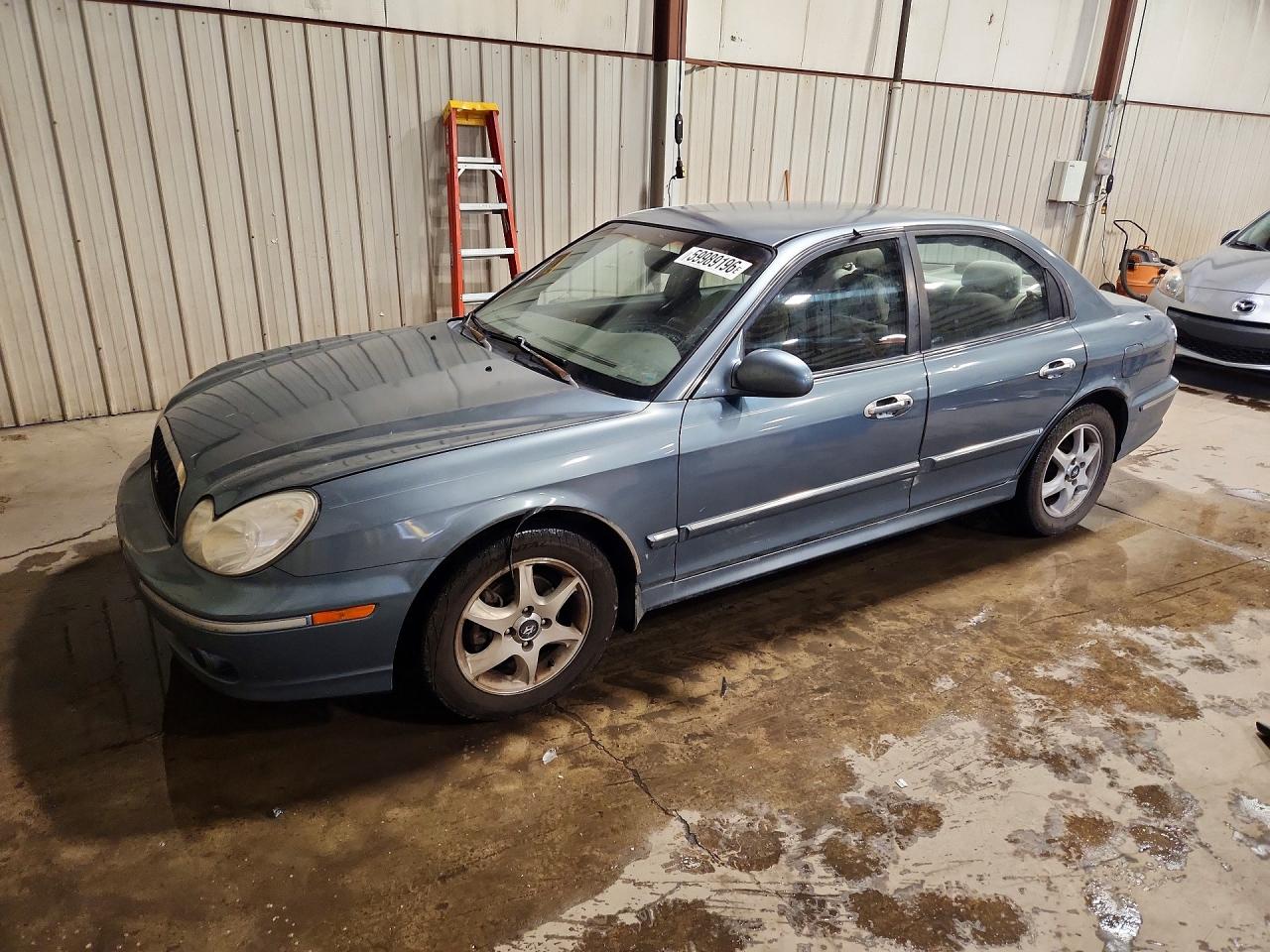 2005 Hyundai Sonata Gls Blue vin: KMHWF35H55A177410