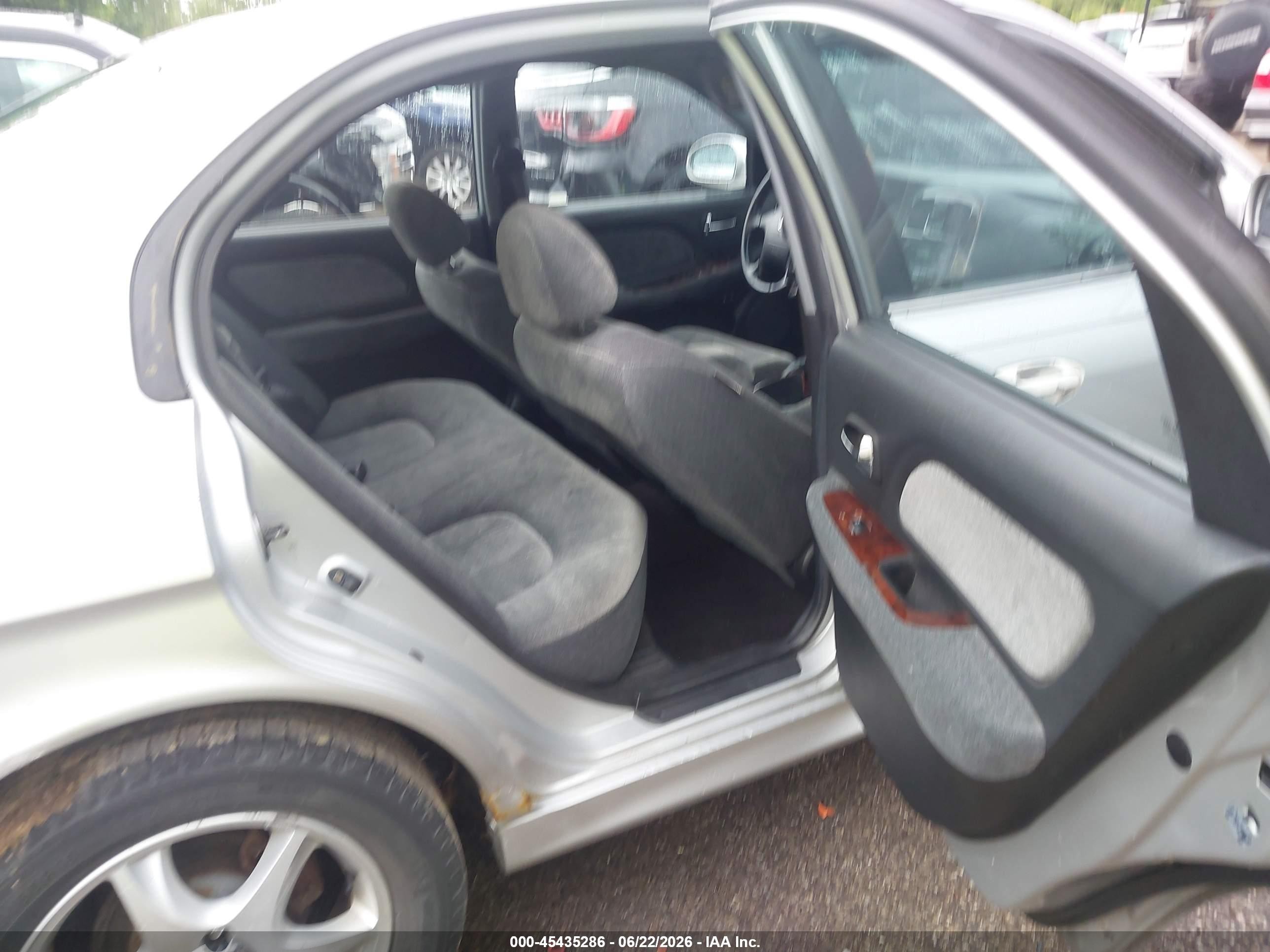 2005 Hyundai Sonata Gls/lx Silver vin: KMHWF35H55A180923