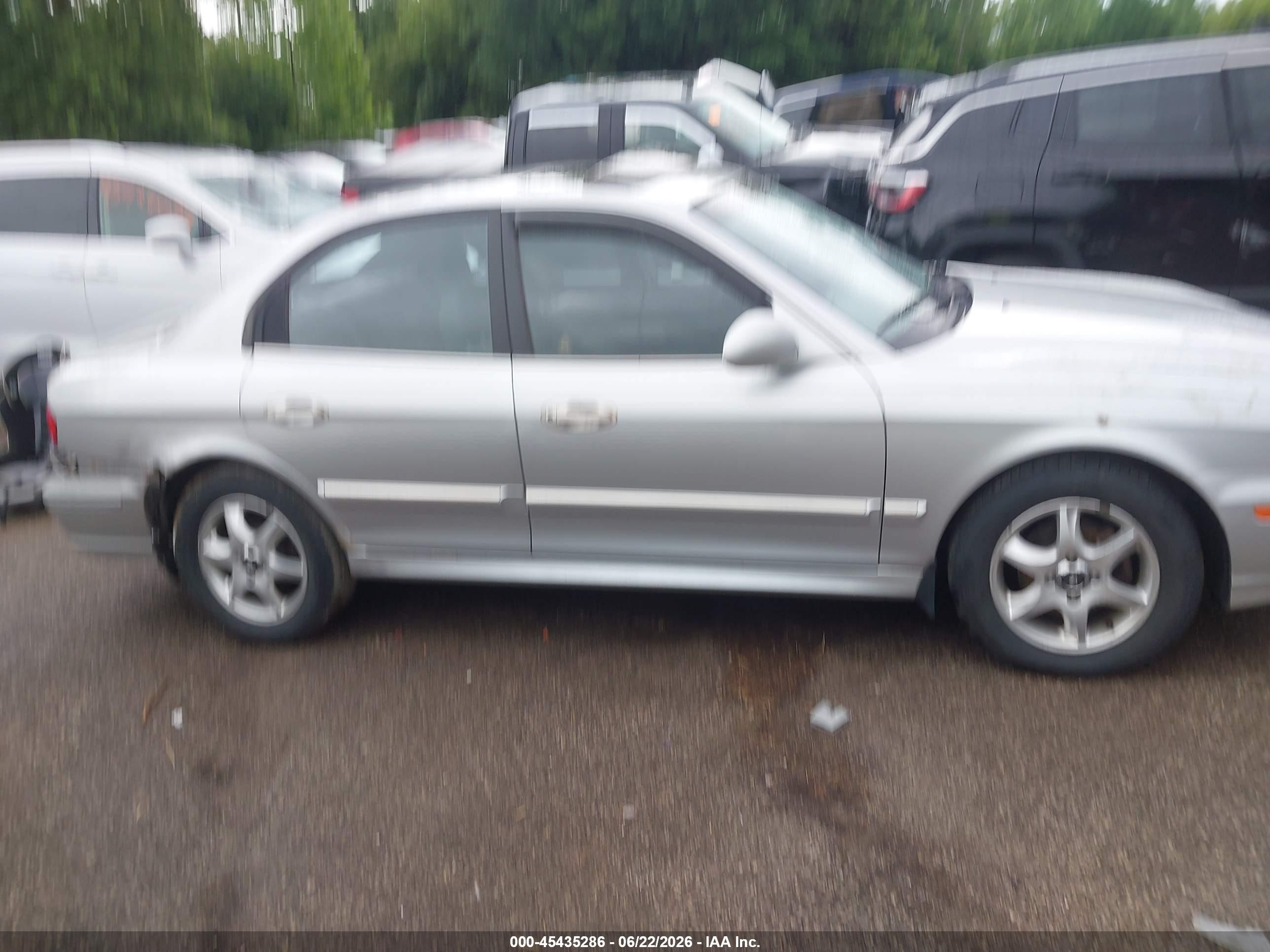 2005 Hyundai Sonata Gls/lx Silver vin: KMHWF35H55A180923