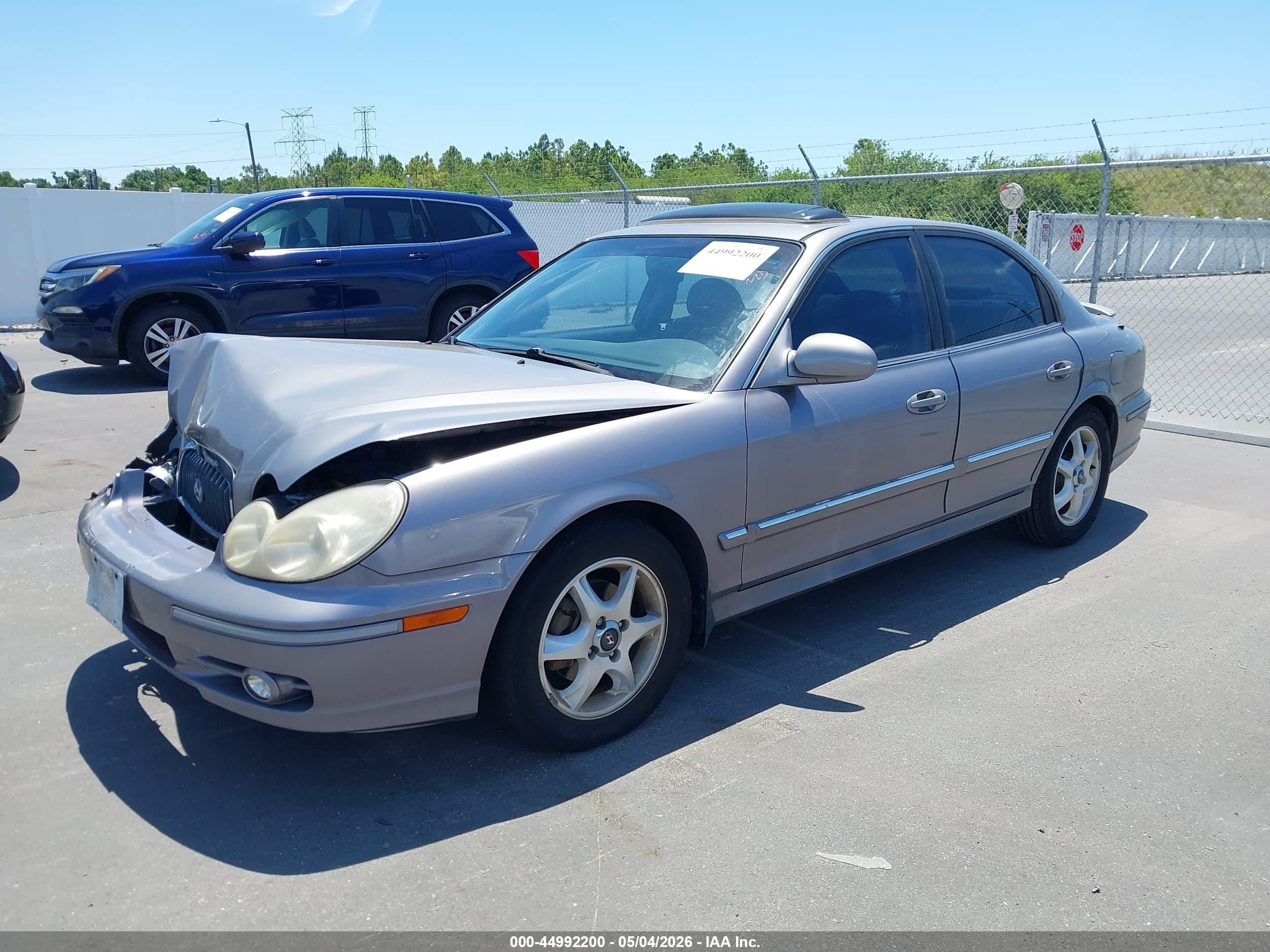 2005 Hyundai Sonata Gls/lx Silver vin: KMHWF35H55A207246