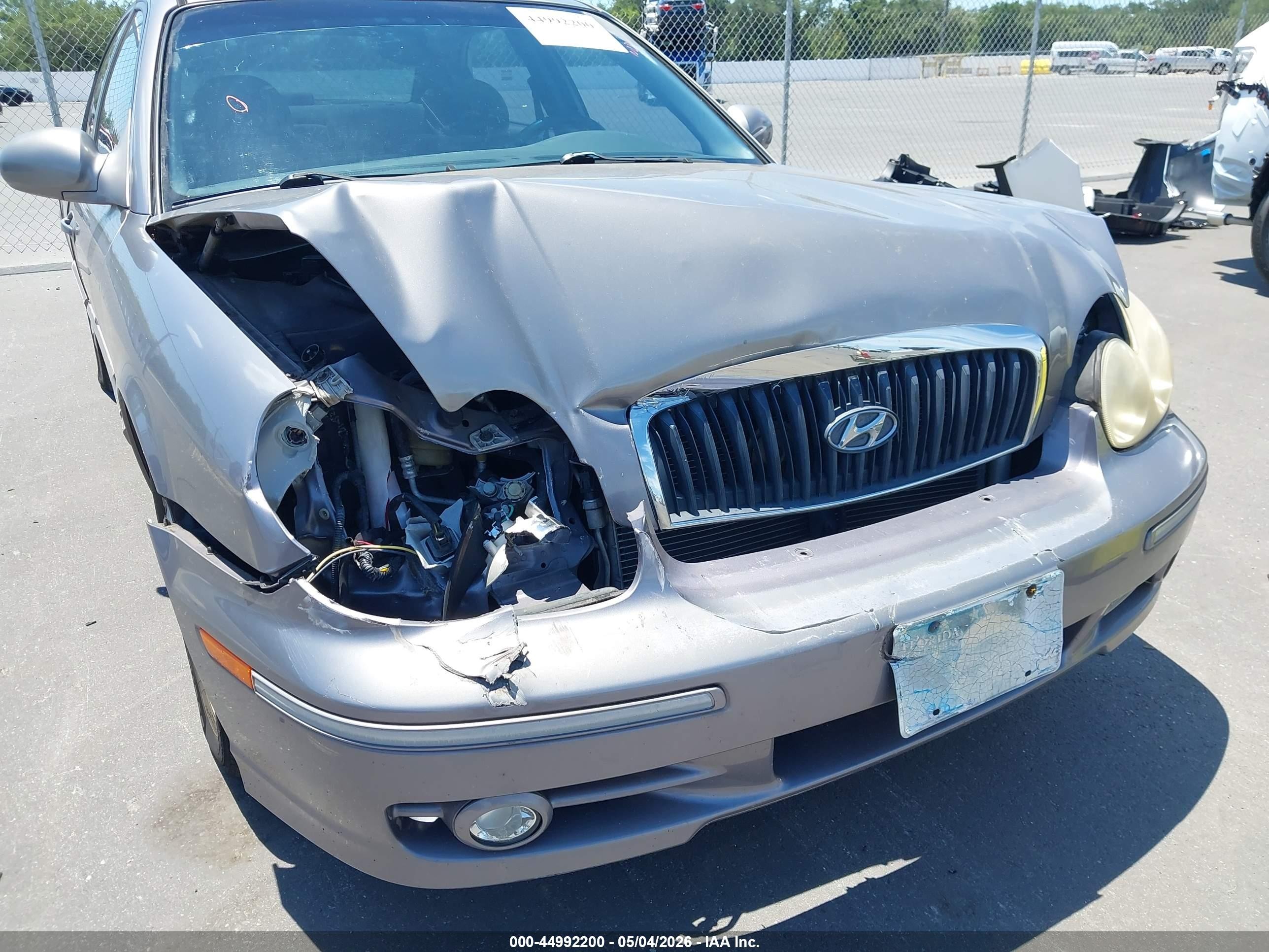 2005 Hyundai Sonata Gls/lx Silver vin: KMHWF35H55A207246