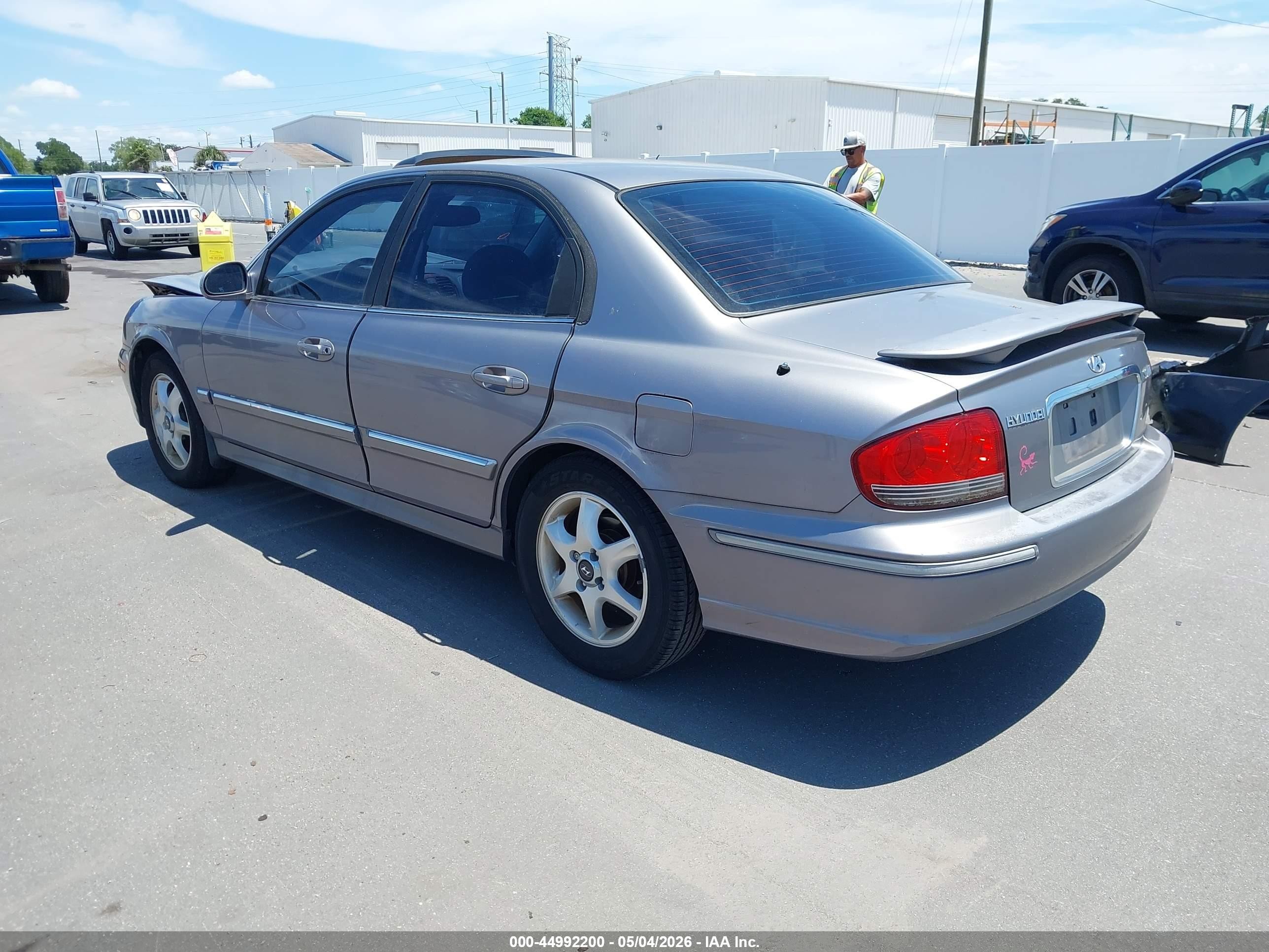 2005 Hyundai Sonata Gls/lx Silver vin: KMHWF35H55A207246