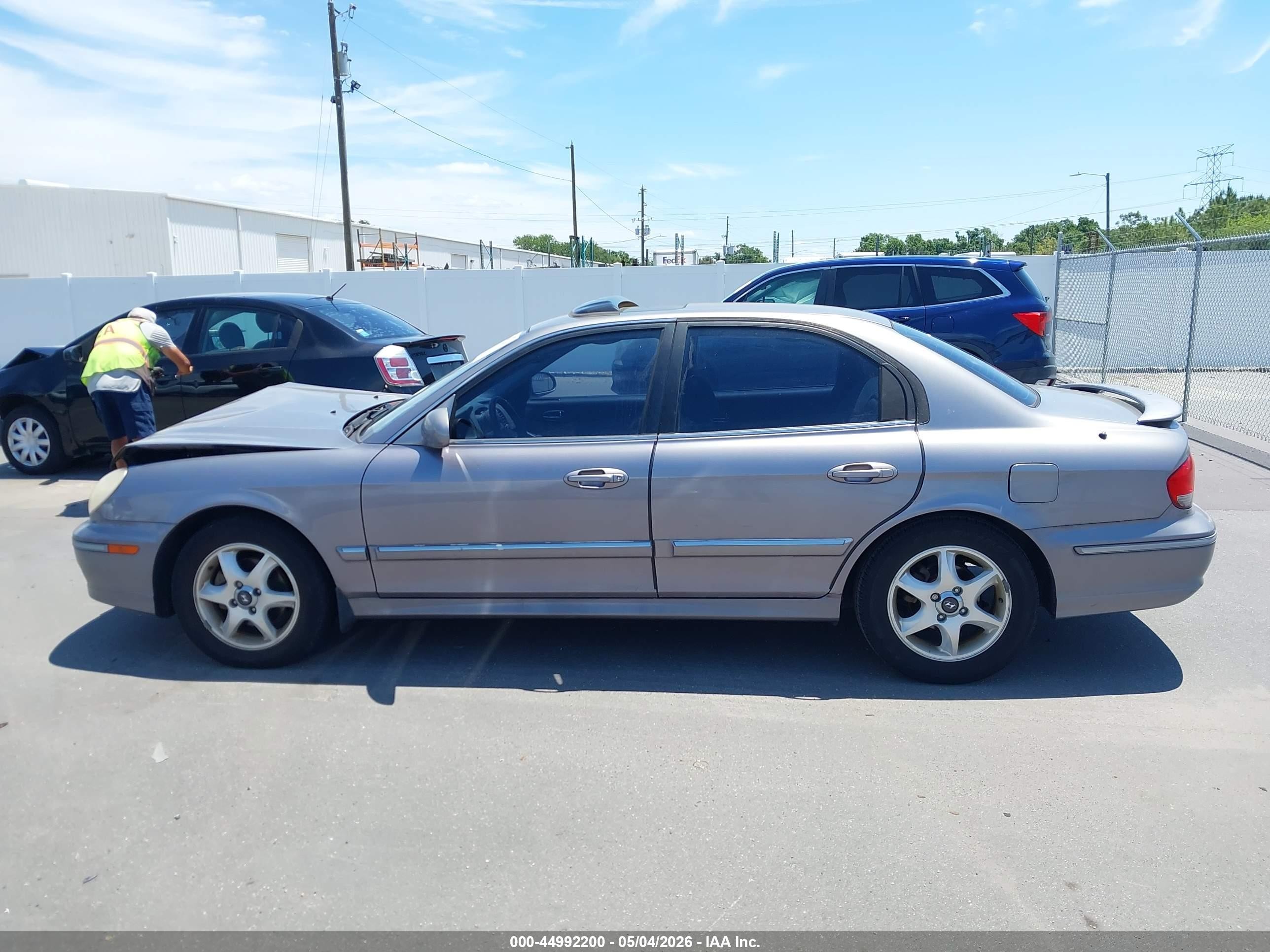 2005 Hyundai Sonata Gls/lx Silver vin: KMHWF35H55A207246