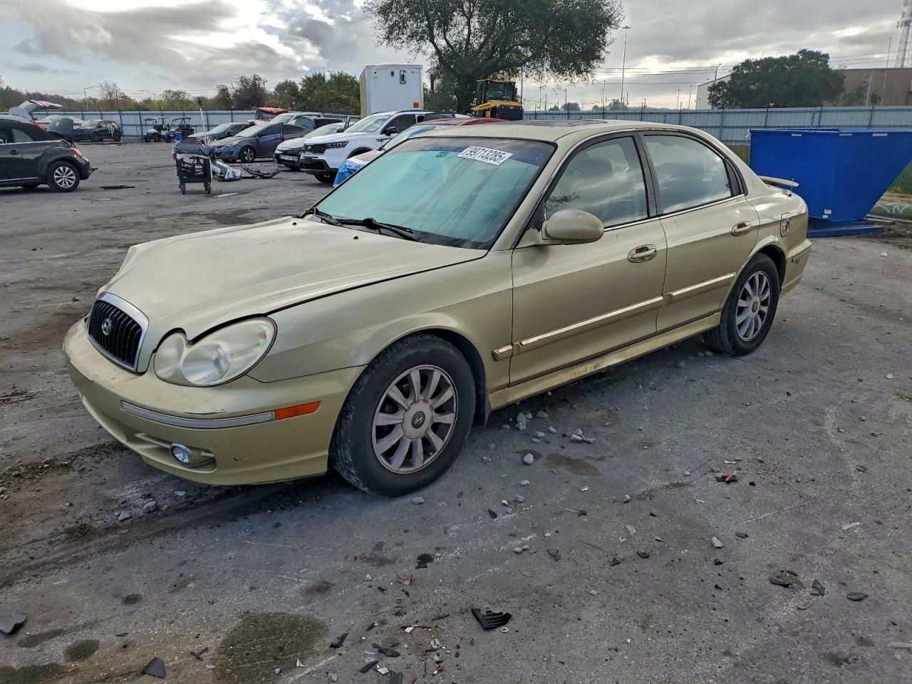 2002 Hyundai Sonata Gls Gold vin: KMHWF35H62A511570