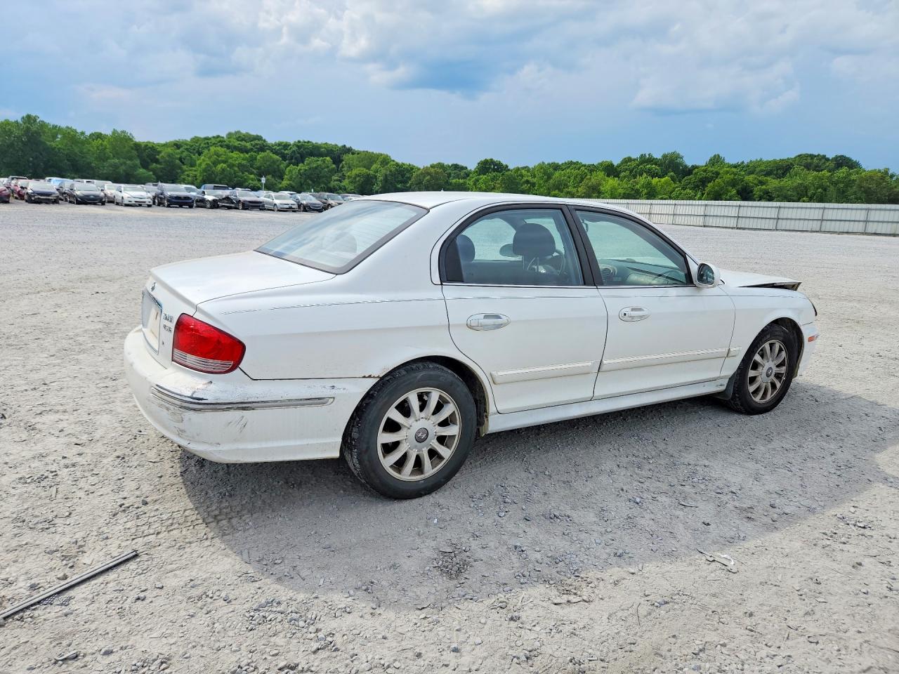 2002 Hyundai Sonata Gls White vin: KMHWF35H62A649352