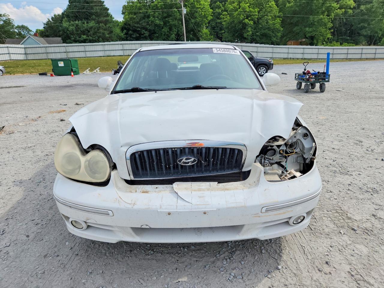 2002 Hyundai Sonata Gls White vin: KMHWF35H62A649352