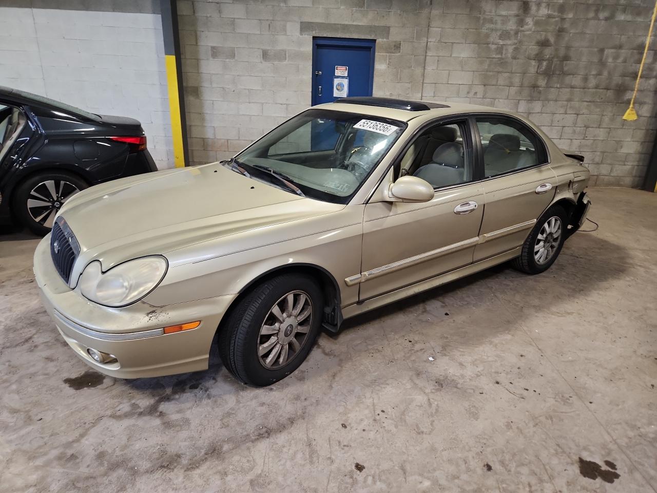 2002 Hyundai Sonata Gls/lx Cream vin: KMHWF35H62A661808
