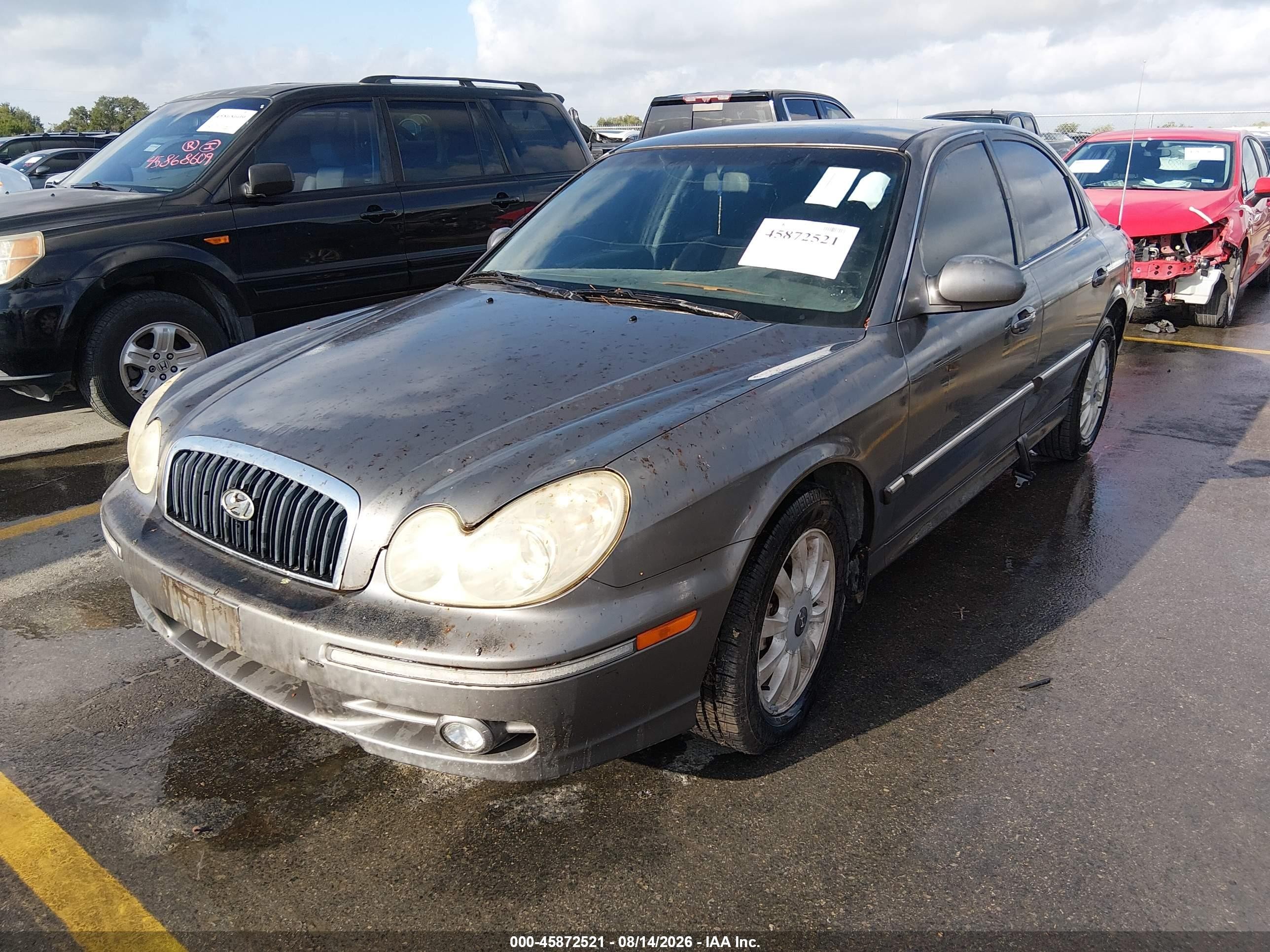 2002 Hyundai Sonata Gls/lx Серый vin: KMHWF35H62A670315