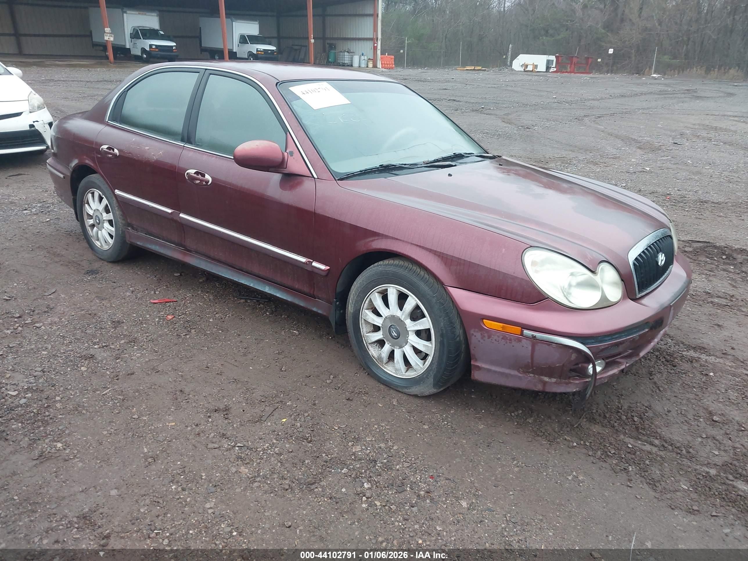 2002 Hyundai Sonata Gls/lx Burgundy vin: KMHWF35H62A674557