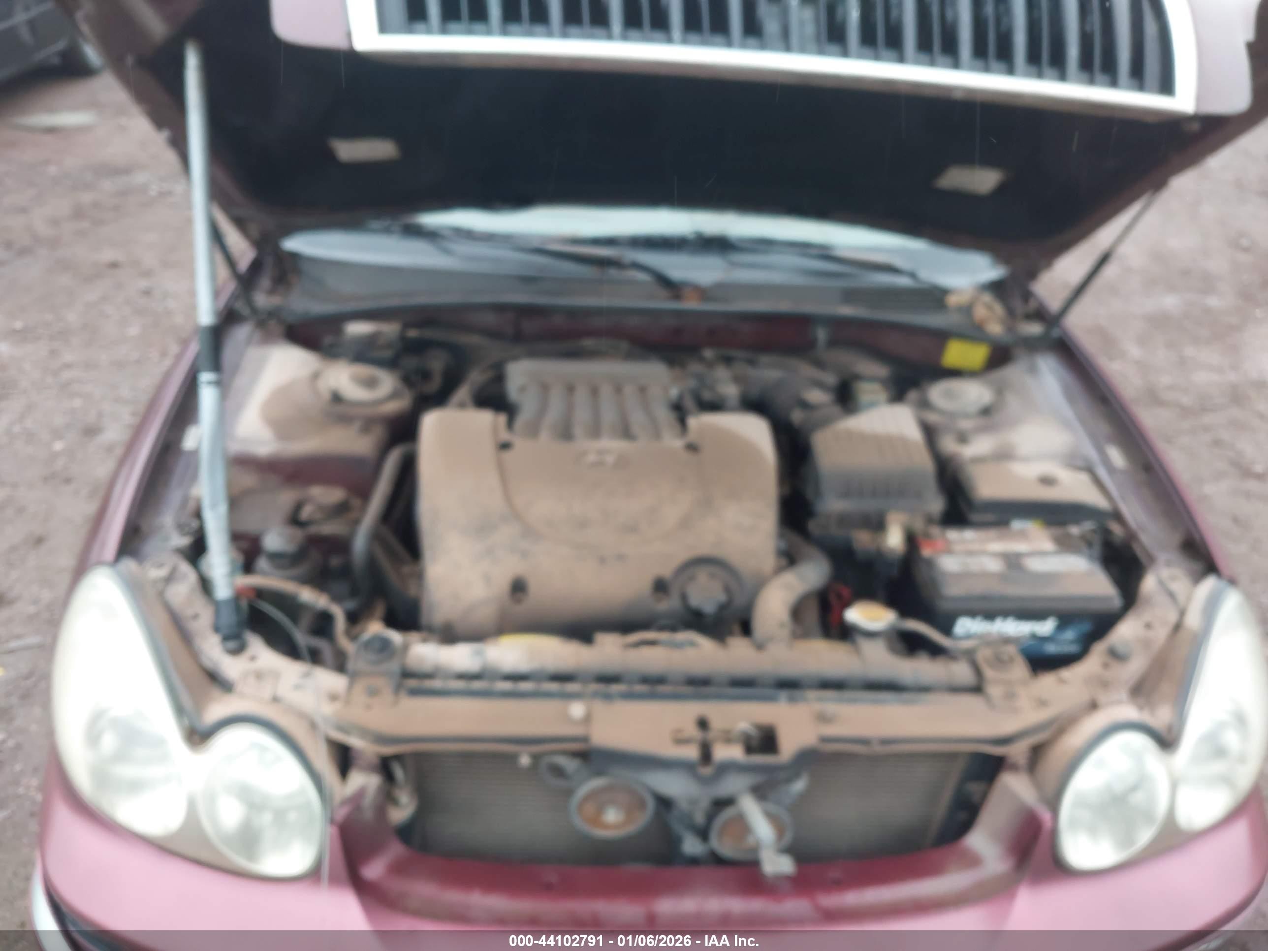 2002 Hyundai Sonata Gls/lx Burgundy vin: KMHWF35H62A674557