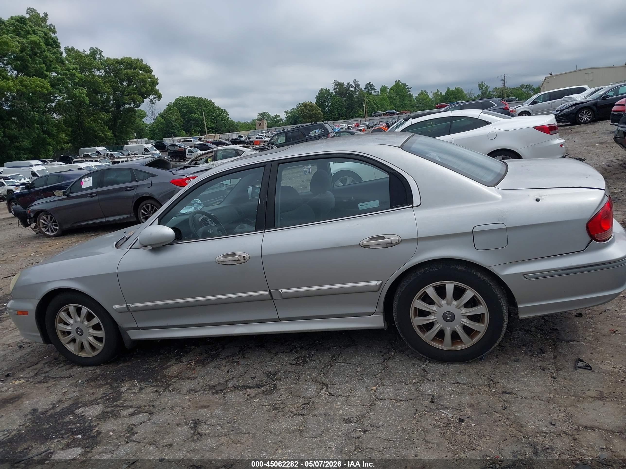 2003 Hyundai Sonata Gls/lx Silver vin: KMHWF35H63A896436