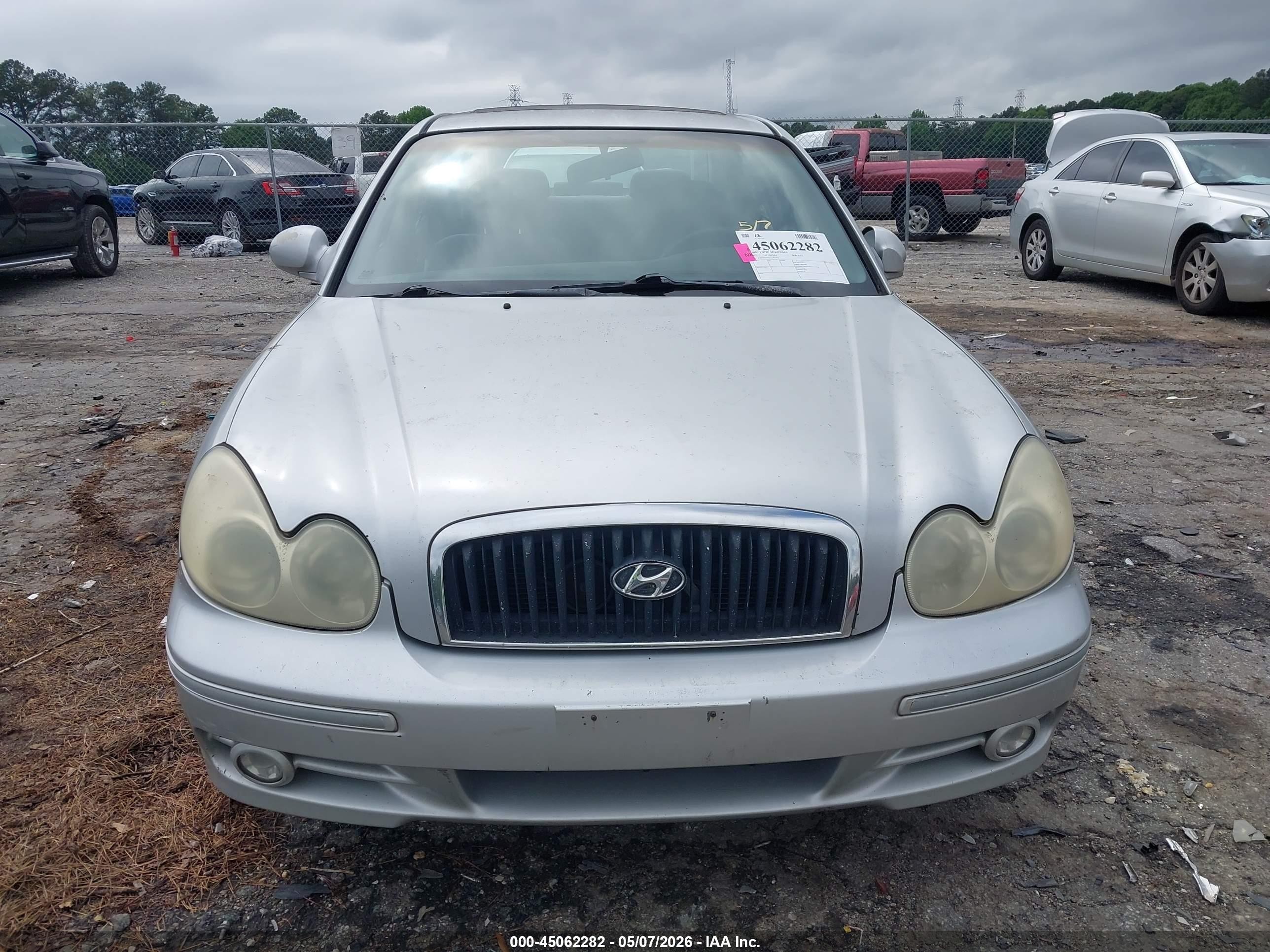 2003 Hyundai Sonata Gls/lx Silver vin: KMHWF35H63A896436
