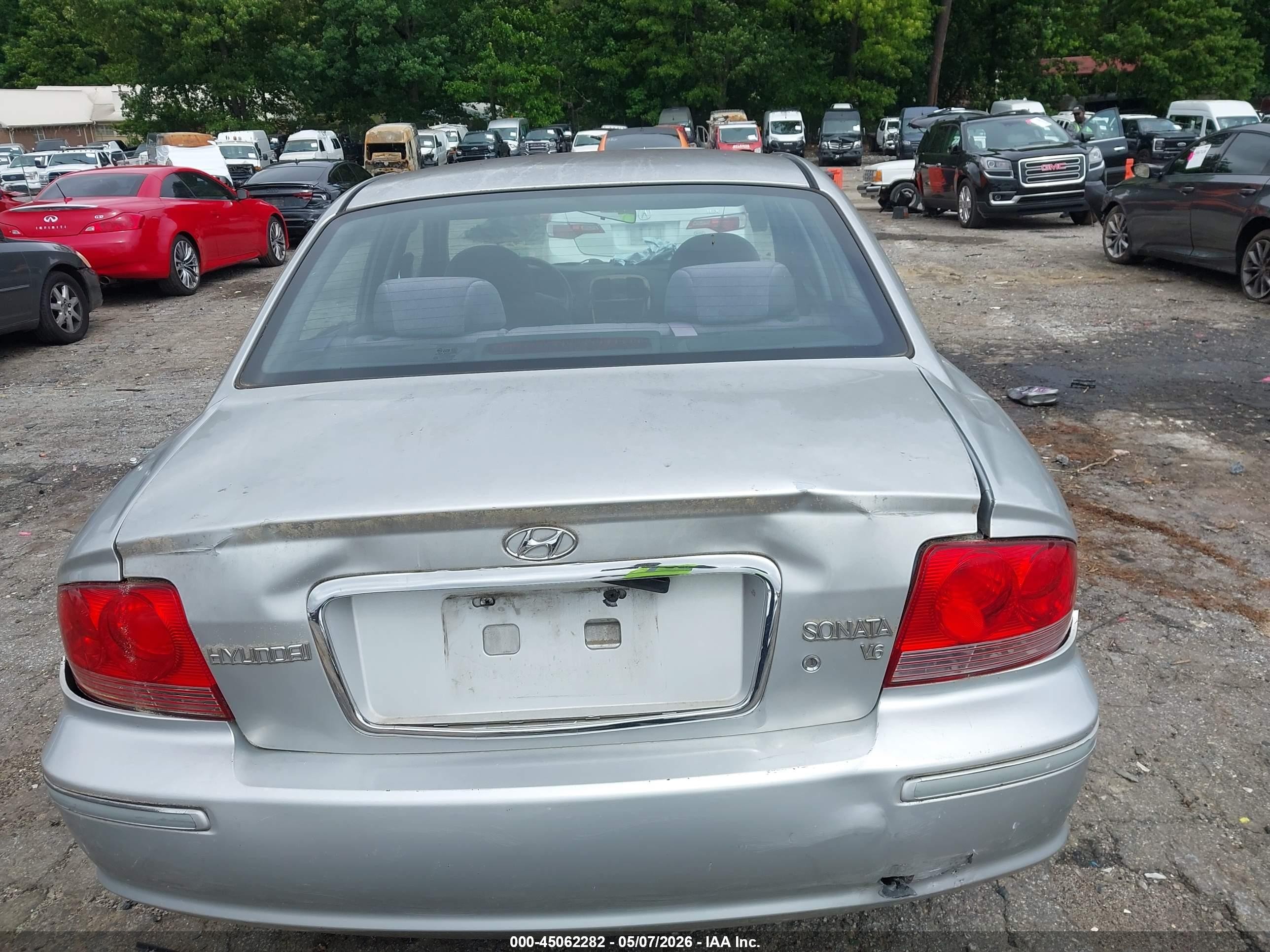 2003 Hyundai Sonata Gls/lx Silver vin: KMHWF35H63A896436