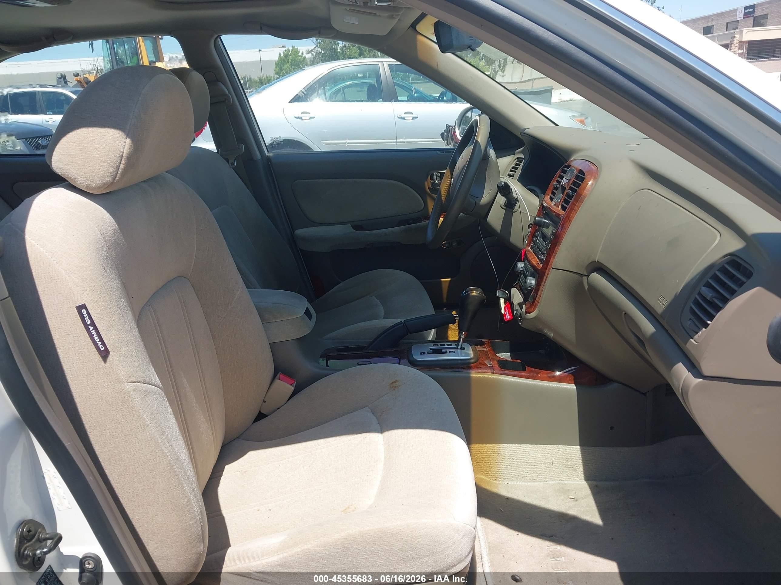 2004 Hyundai Sonata Gls/lx White vin: KMHWF35H64A005286
