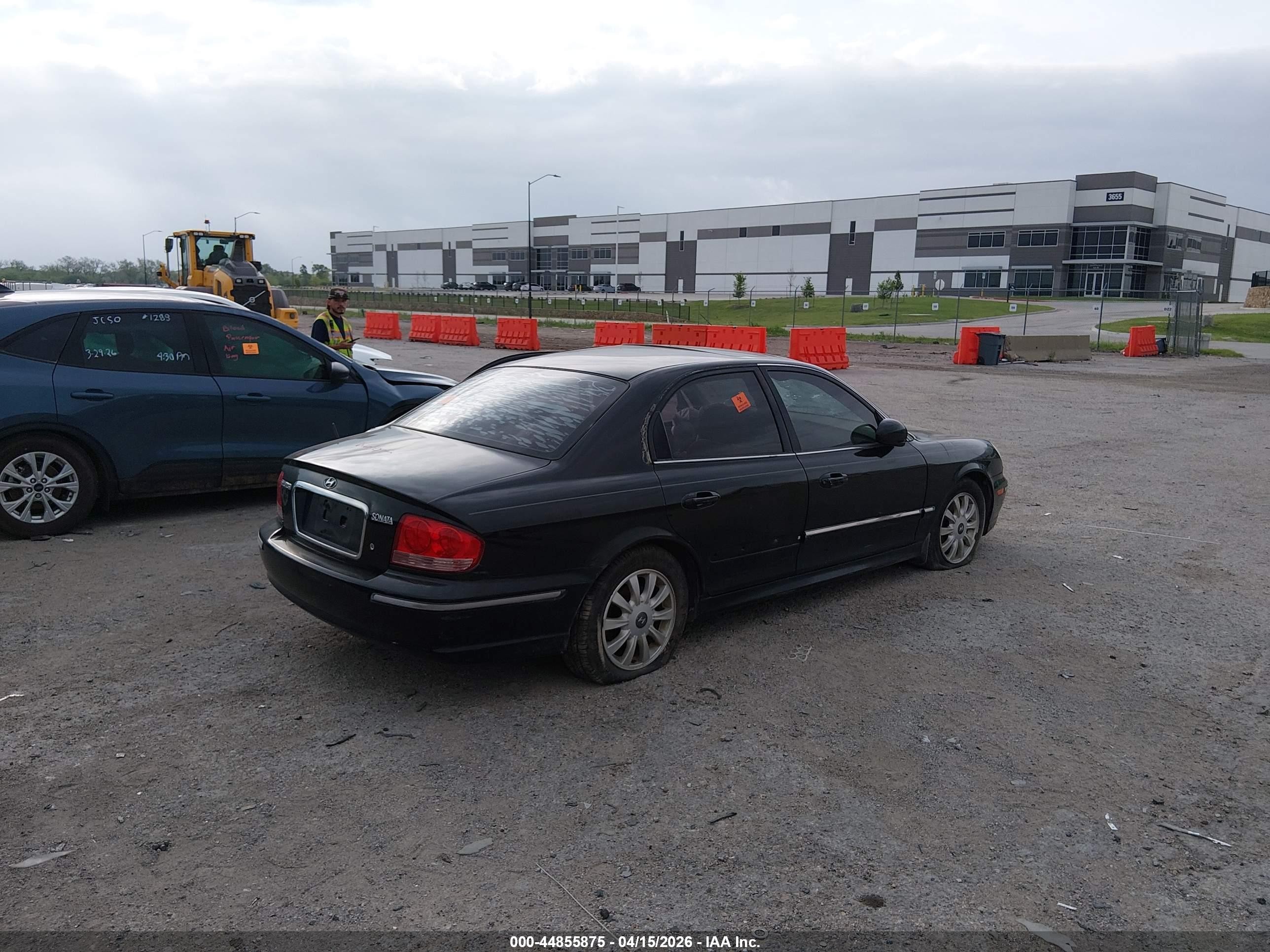2004 Hyundai Sonata Gls/lx Черный vin: KMHWF35H64A988678