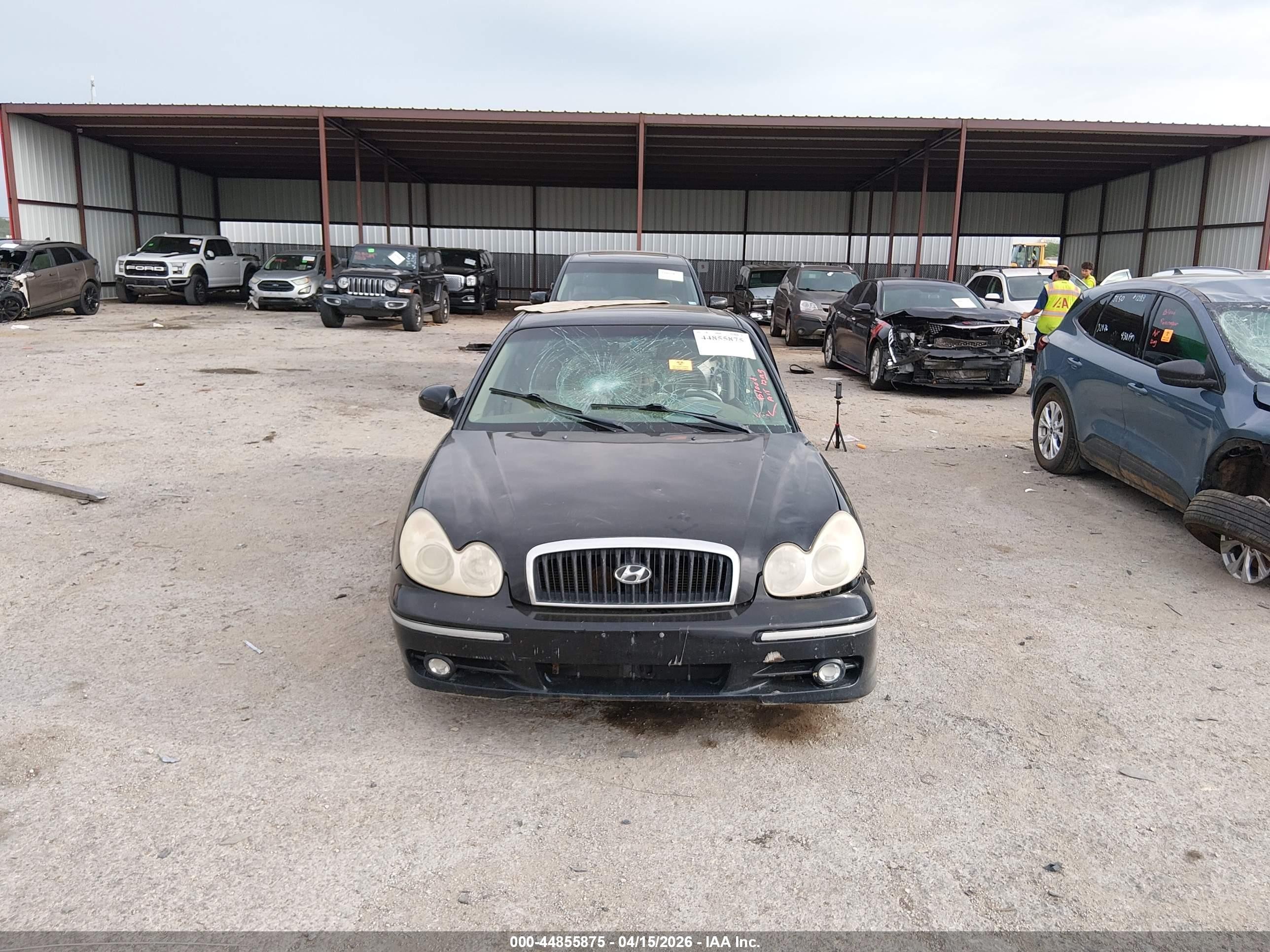 2004 Hyundai Sonata Gls/lx Черный vin: KMHWF35H64A988678